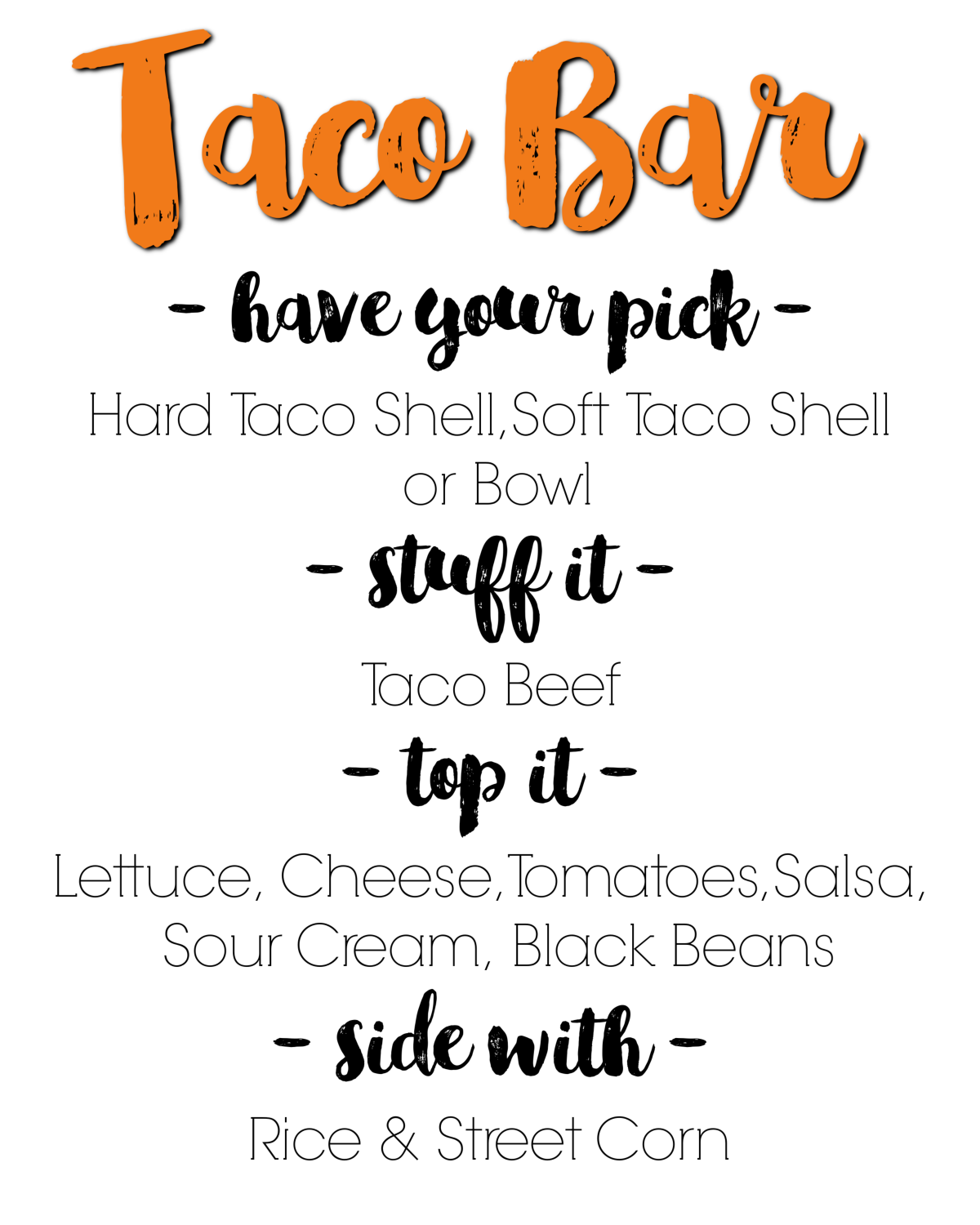 How To Set Up A Taco Bar For A Party How To Set Up A Taco Bar For A Party