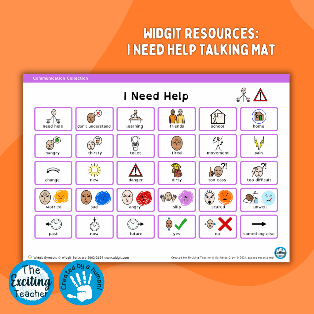 I Need Help Something Is Wrong Communication Board Widgit Symbols Resources Communication Collection