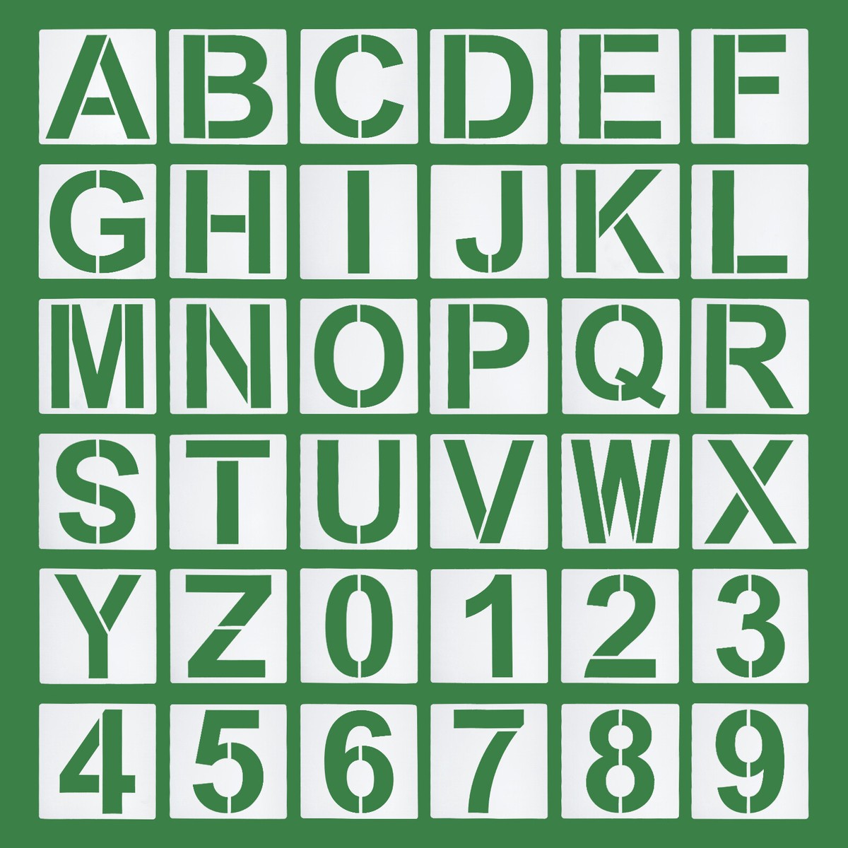 free printable 10 inch letter stencils