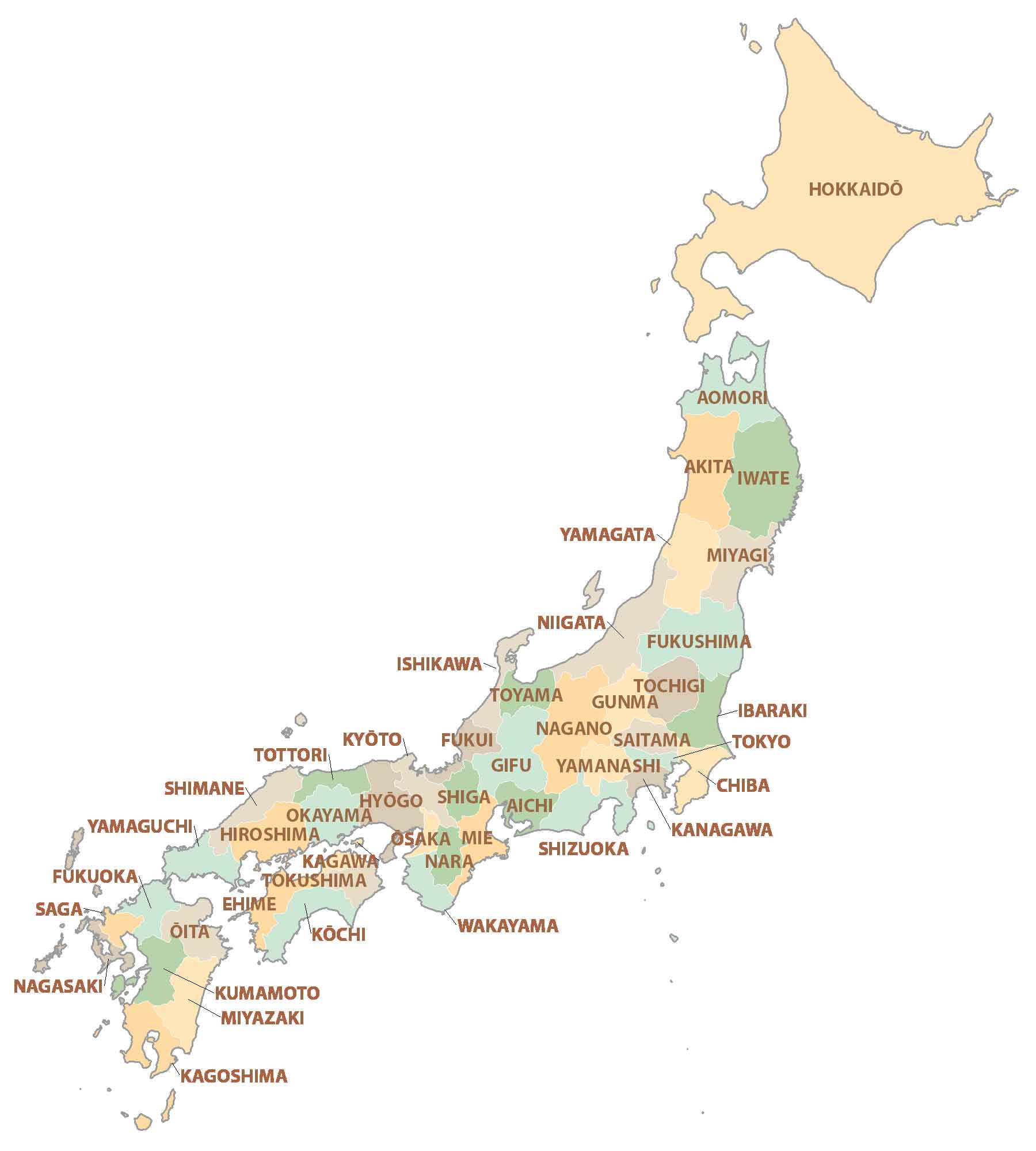Japan Map Japan Map