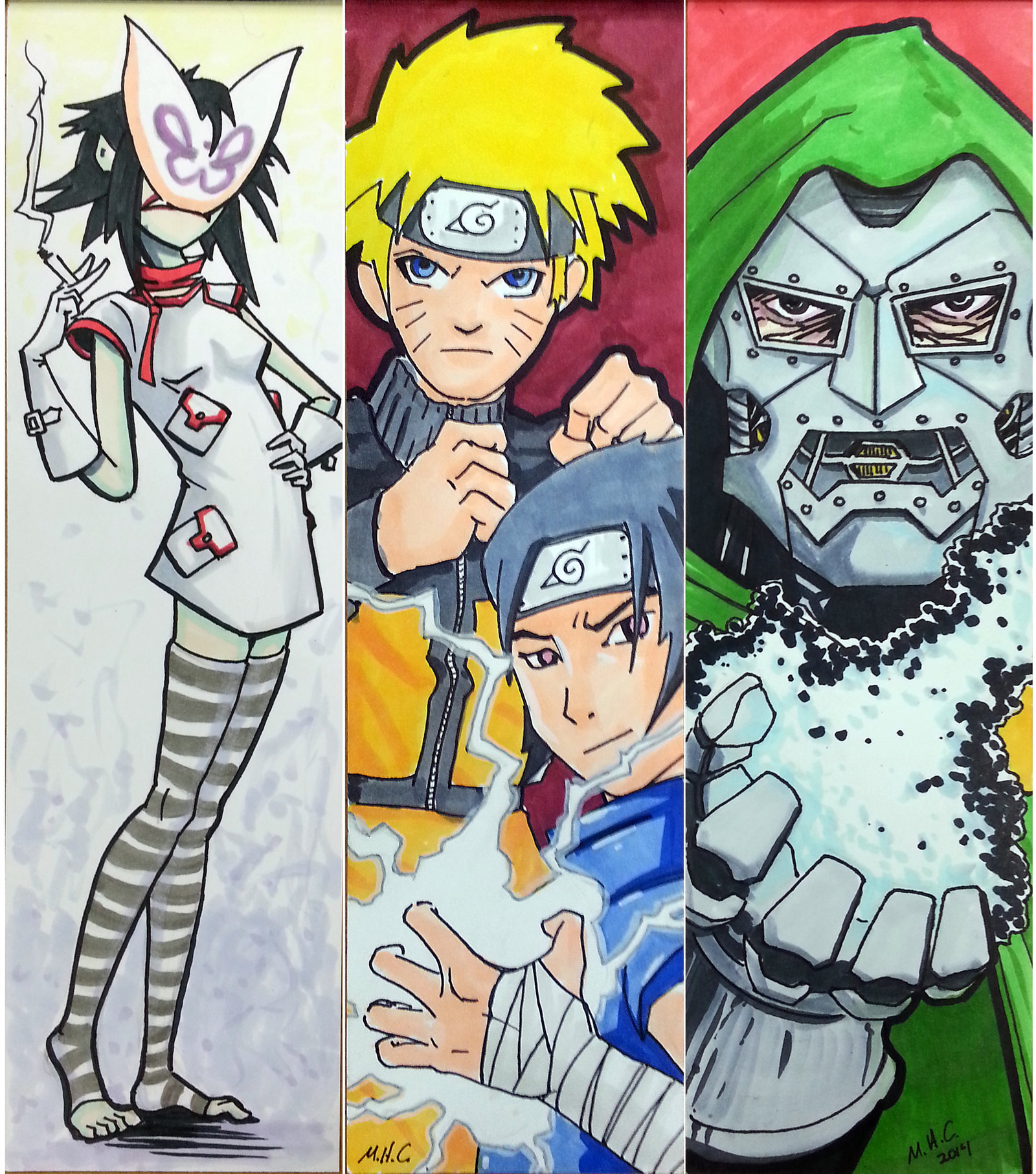 Japanese Anime And Comics Bookmarks Japanese Anime And Comics Bookmarks