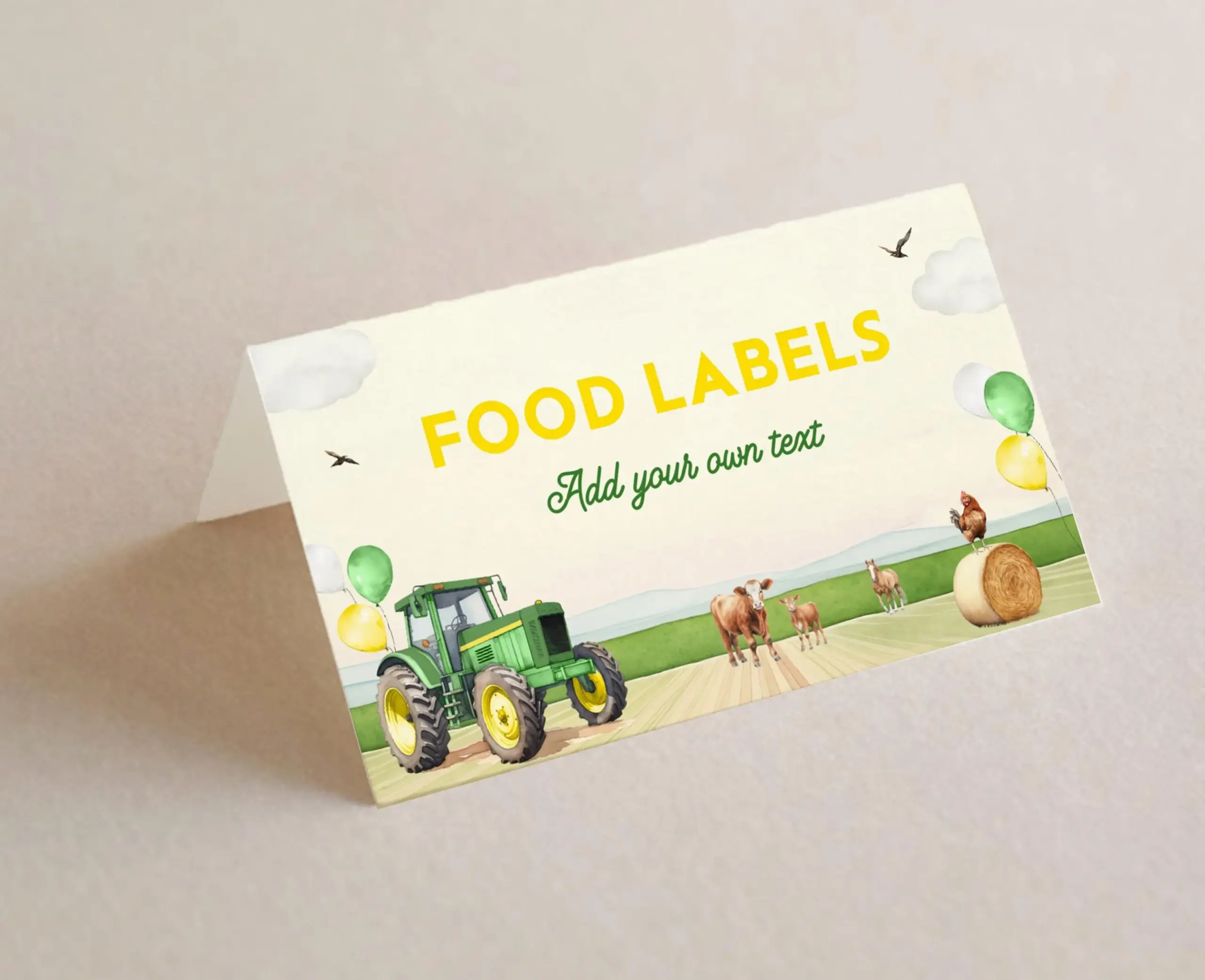 John Deere Food Labels