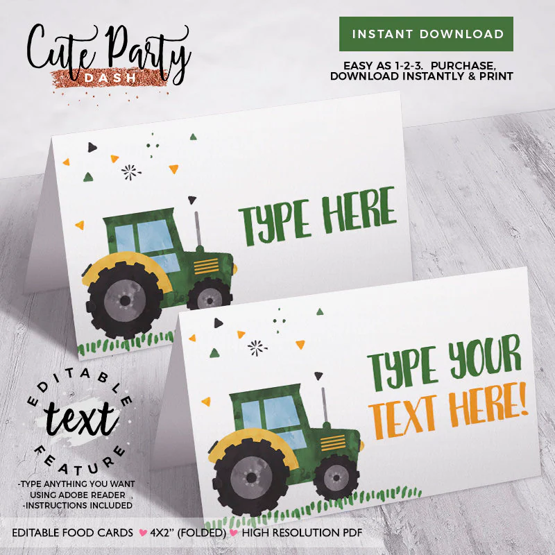 John Deere Food Labels