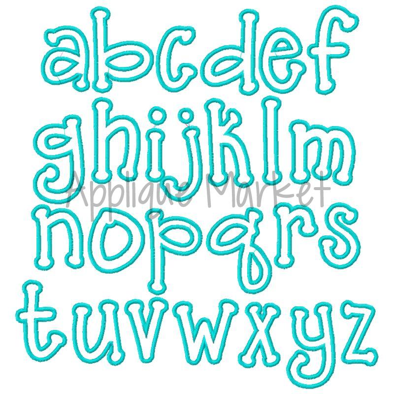 Julia Applique Alphabet Julia Applique Alphabet