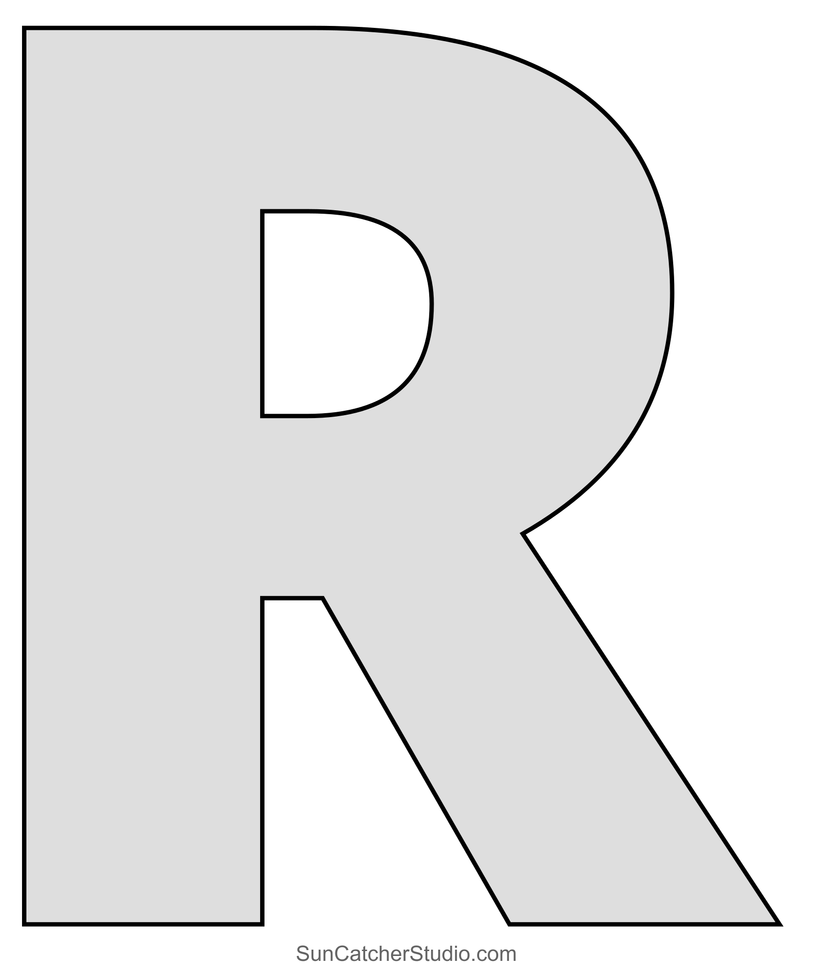 Large Letter Stencils Large Letter Stencils