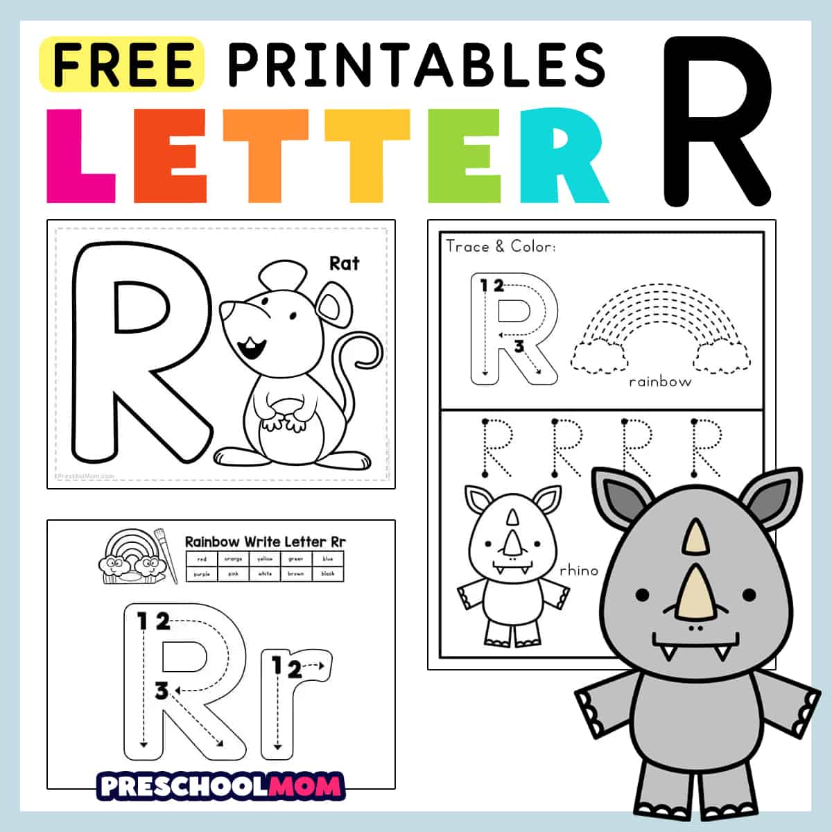 Letter R Preschool Printables Letter R Preschool Printables