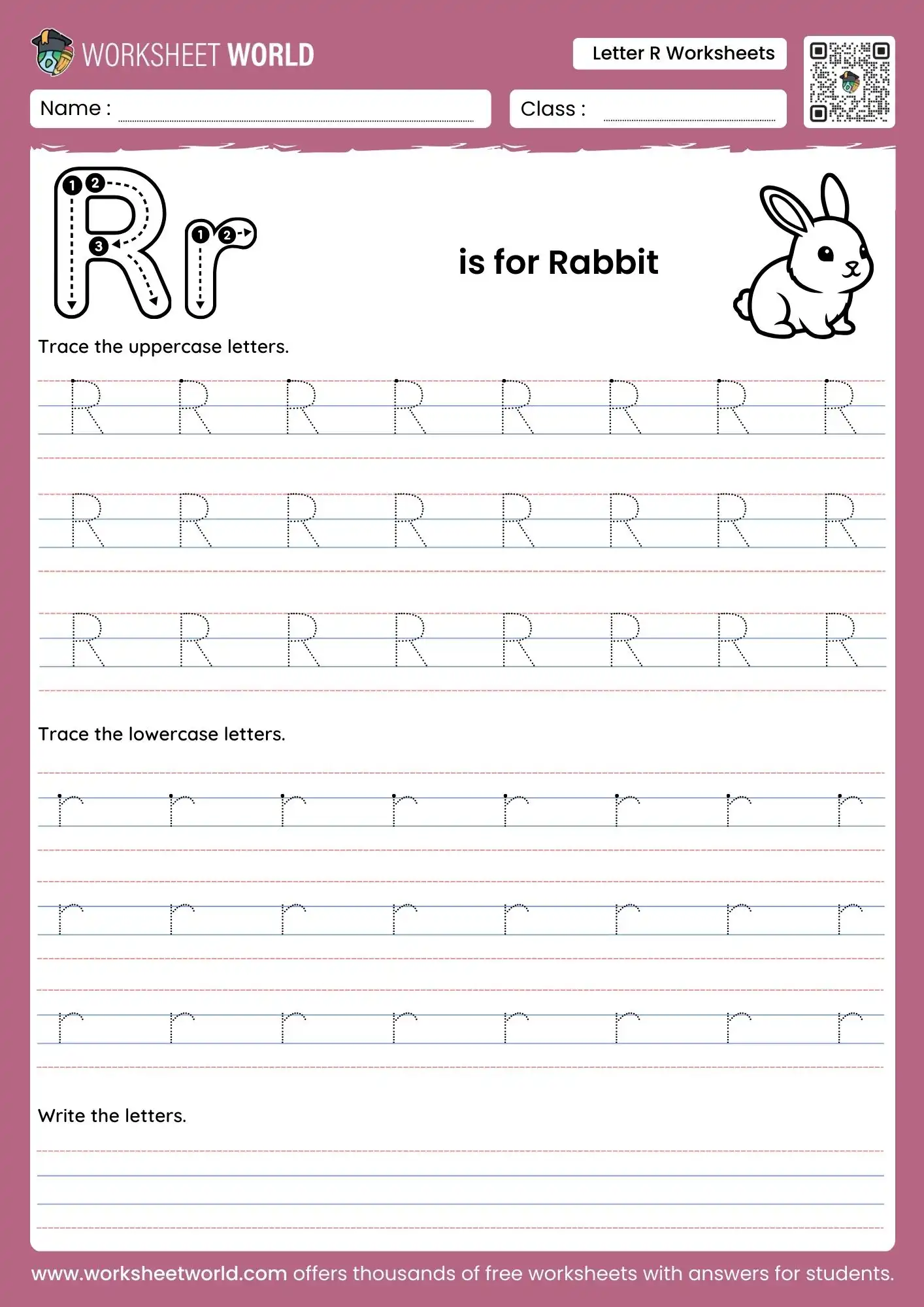 Letter R Worksheets Letter R Worksheets