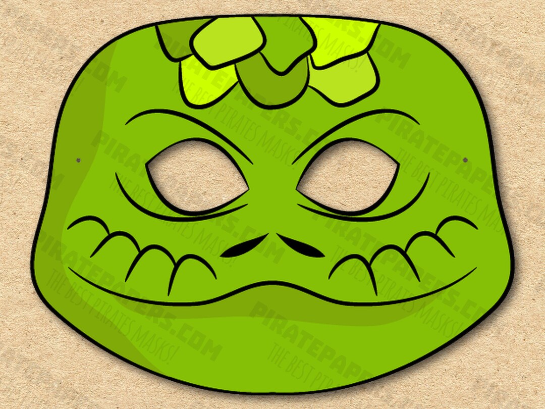 Lizard Mask Printable Paper Diy For Kids Lizard Mask Printable Paper Diy For Kids