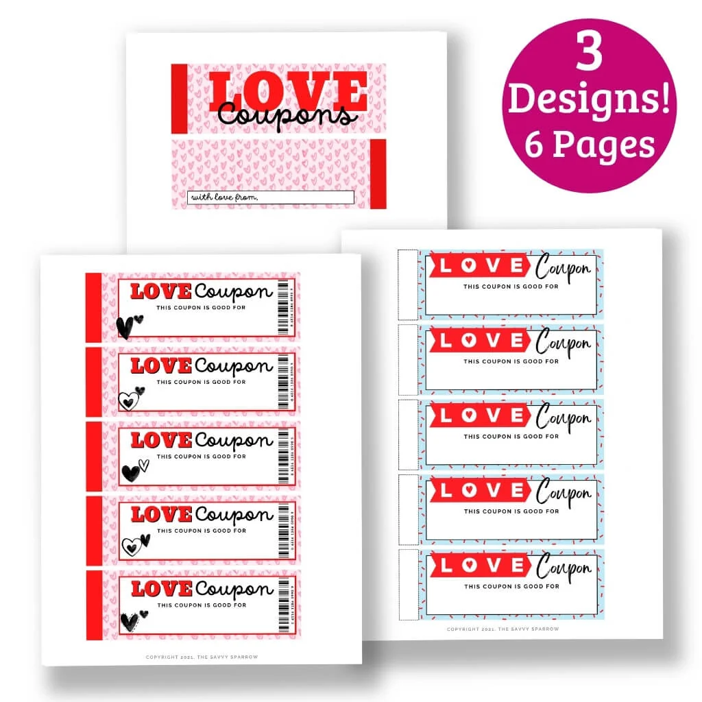 Love Coupon Book Templates