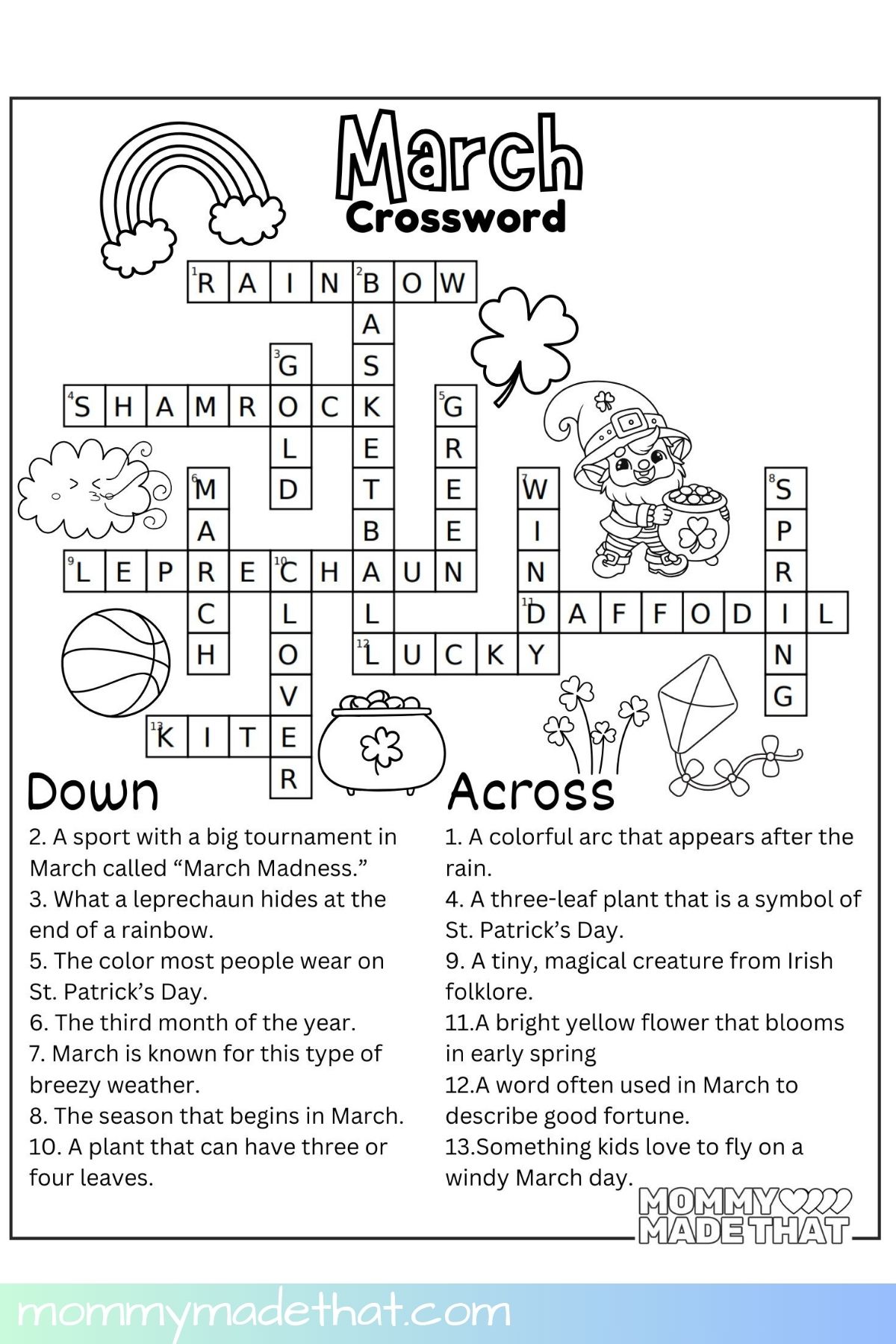 free printable themed crossword puzzles free printable themed crossword puzzles