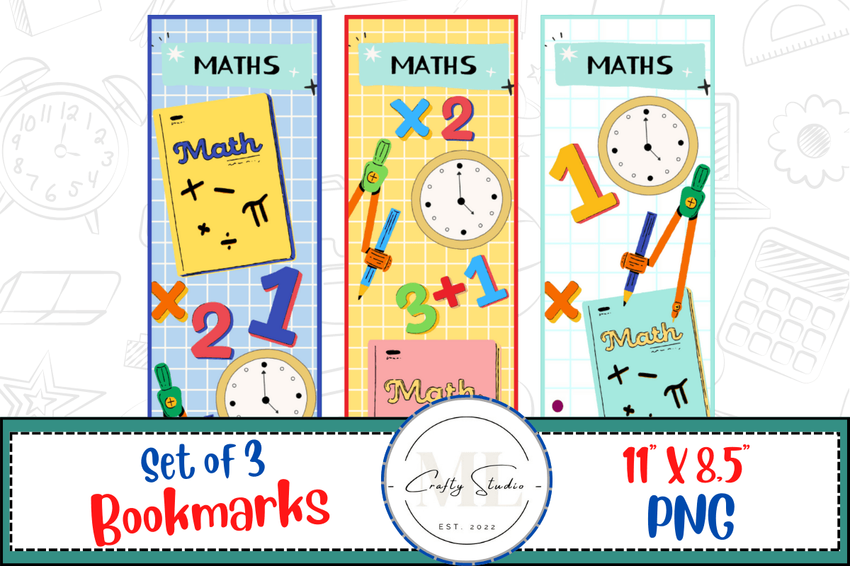 Math Printable Bookmarks 2