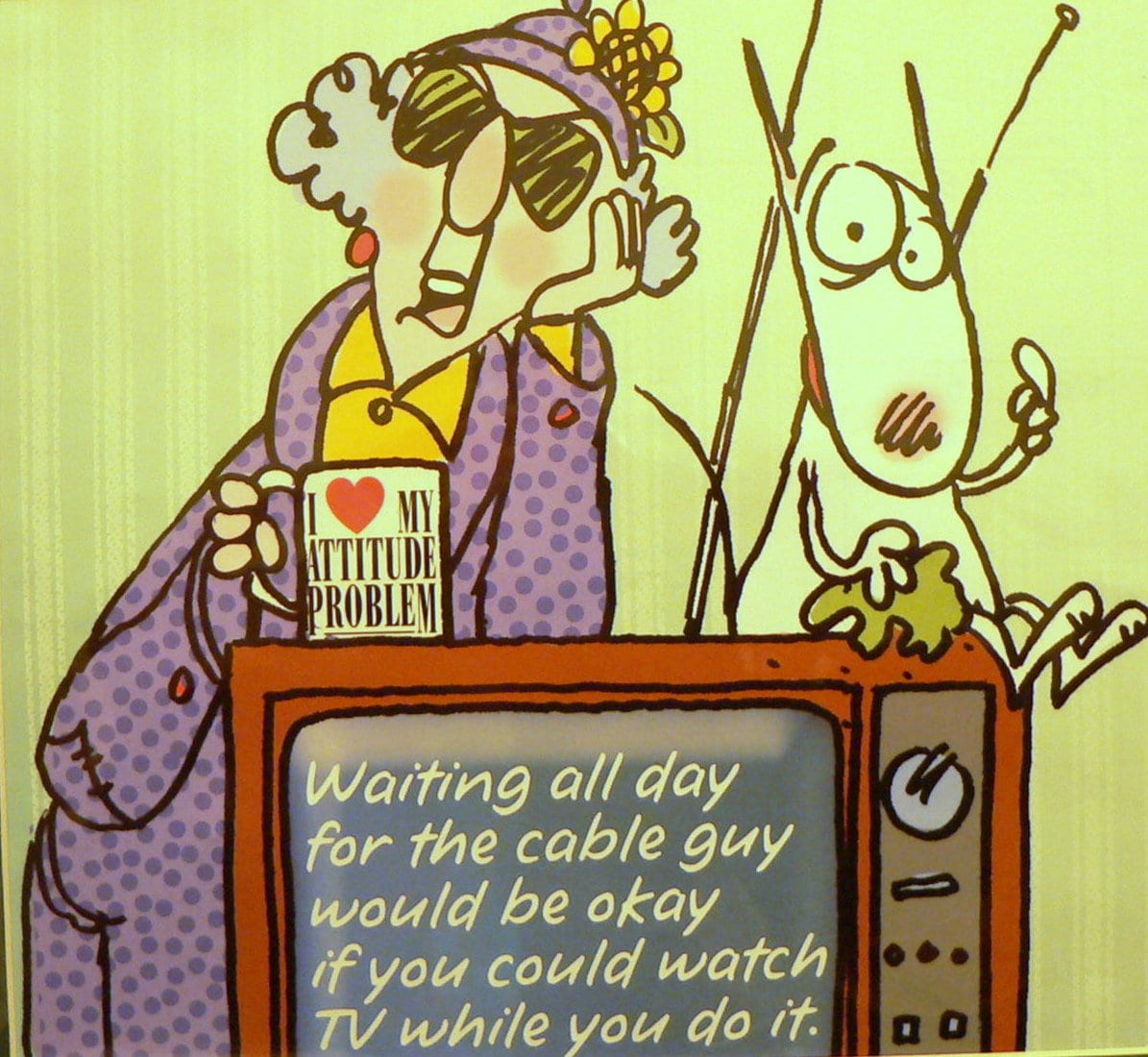 Maxine Comic Matted 11x14 Print