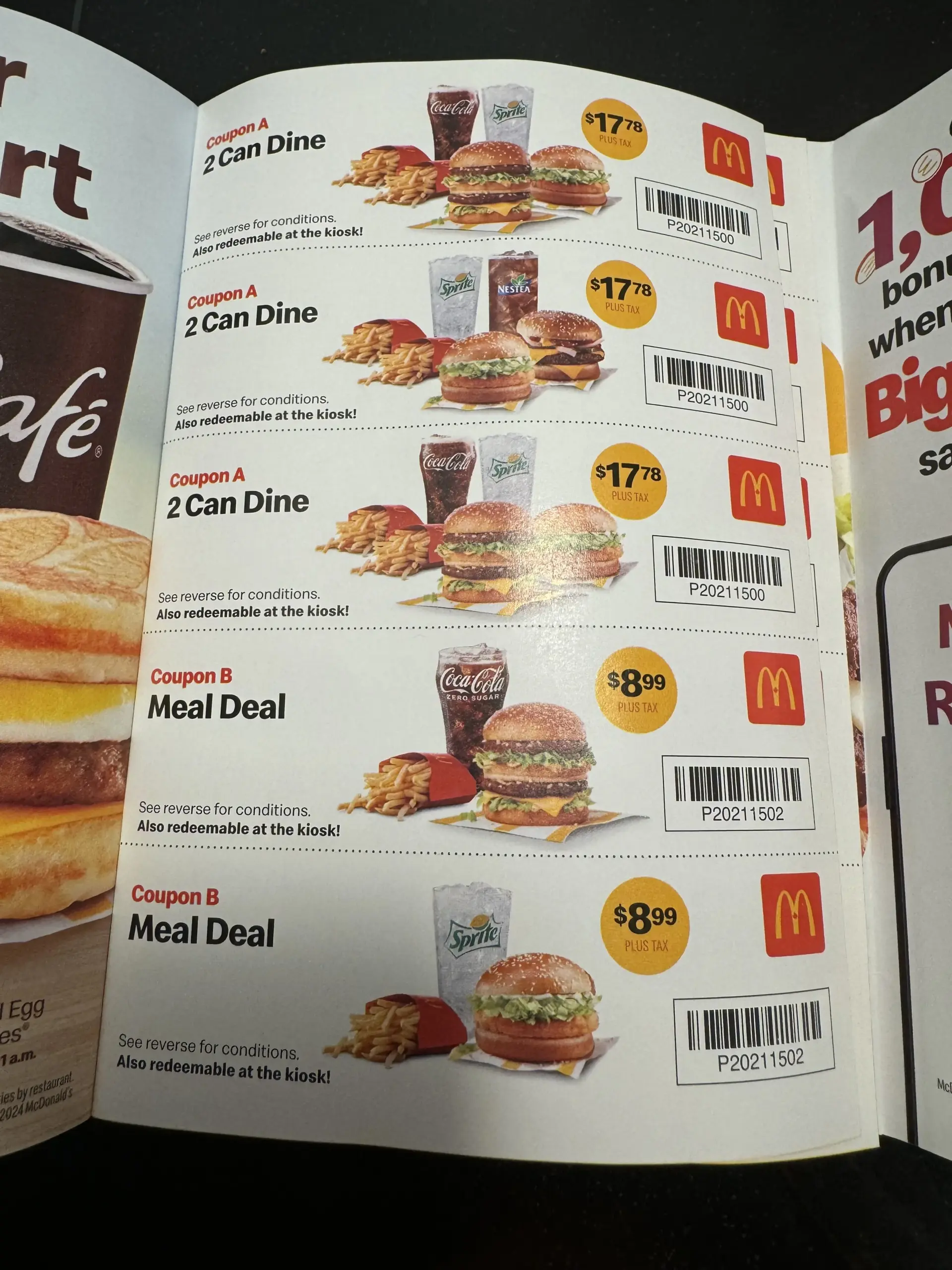 Mcdonalds New Mailer Coupons 2712186