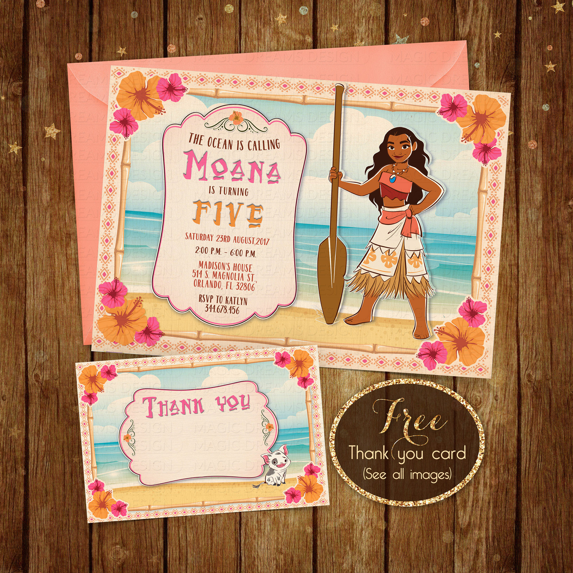 free printable moana birthday cards free printable moana birthday cards