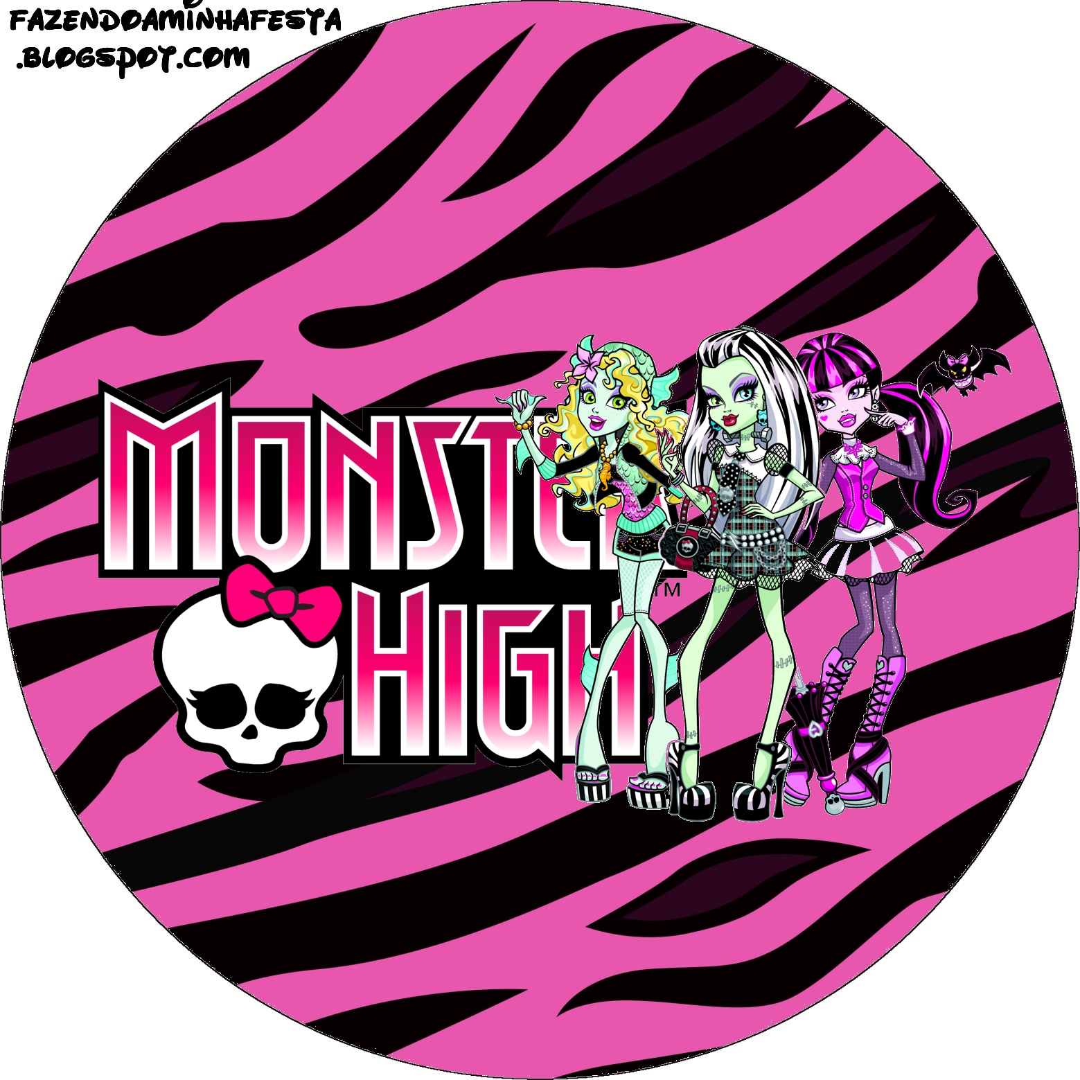 Monster High Free Printable Labels