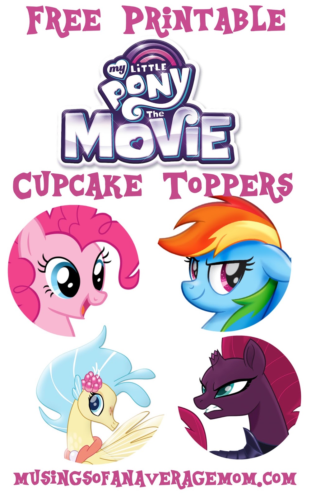 My Little Pony Movie Thank You Cards My Little Pony Movie Thank You Cards