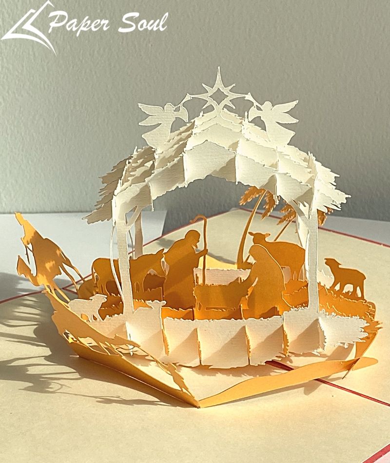 Nativity Pop Up Card Template
