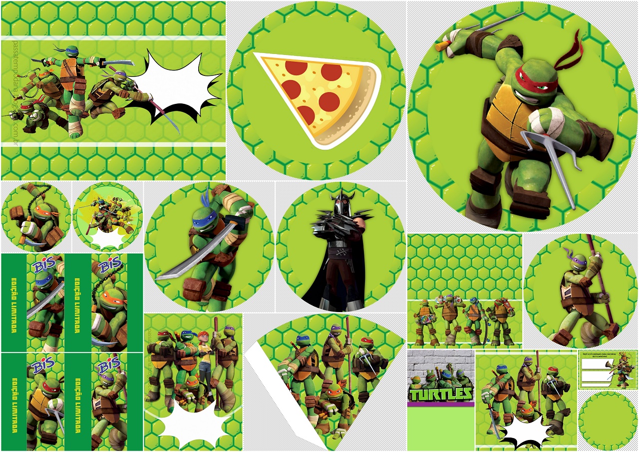 Ninja Turtles Free Printable Party Kit Ninja Turtles Free Printable Party Kit