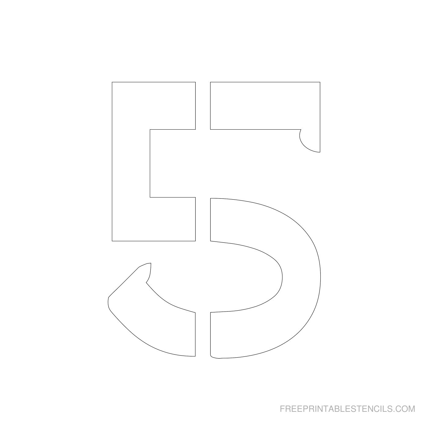 Number 1 Stencil Printable Pdf Number 1 Stencil Printable Pdf