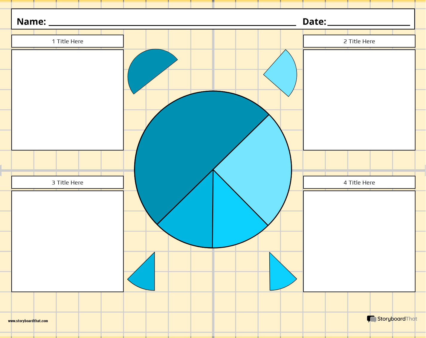 Pie Chart Worksheet