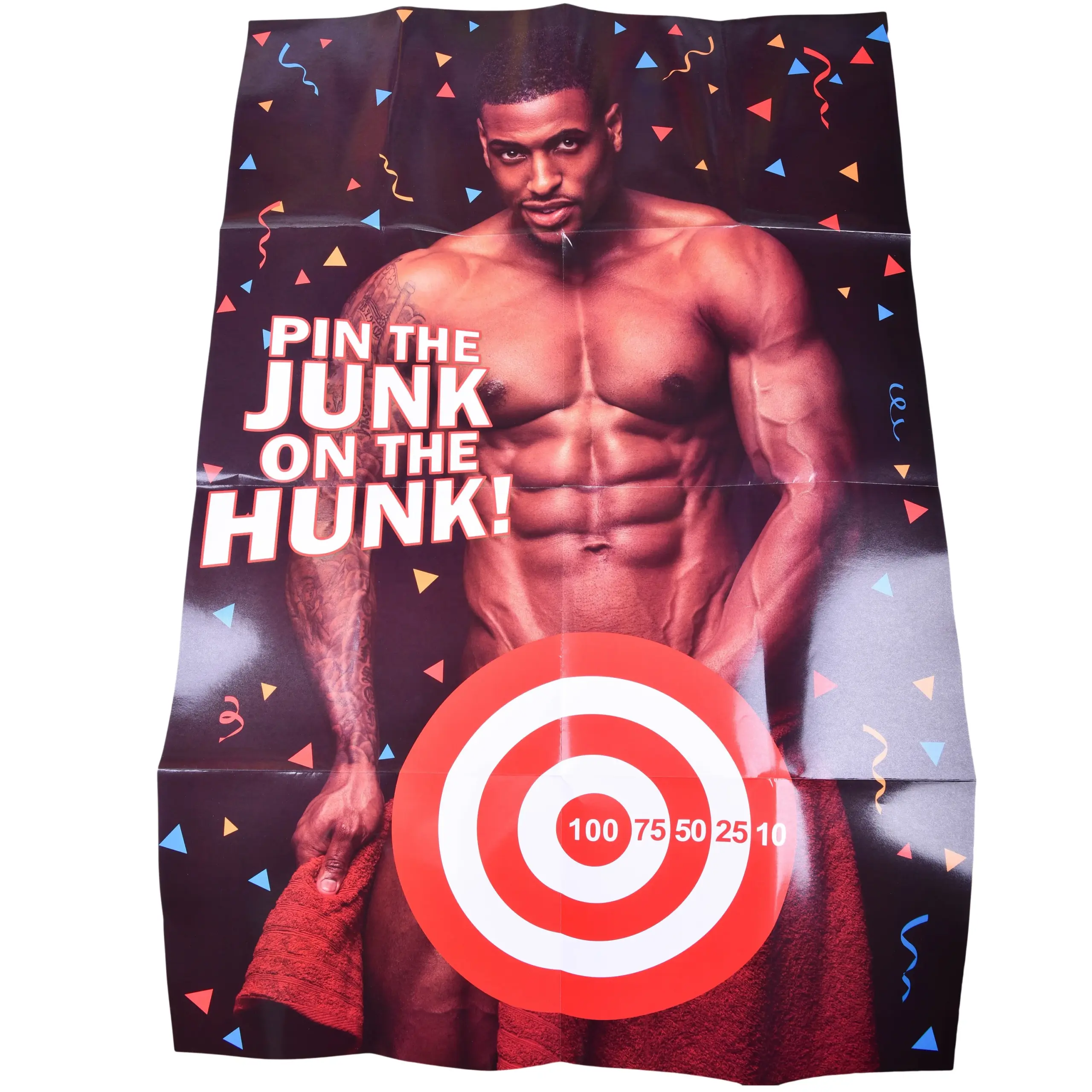 pin the junk on the hunk free printable pin the junk on the hunk free printable