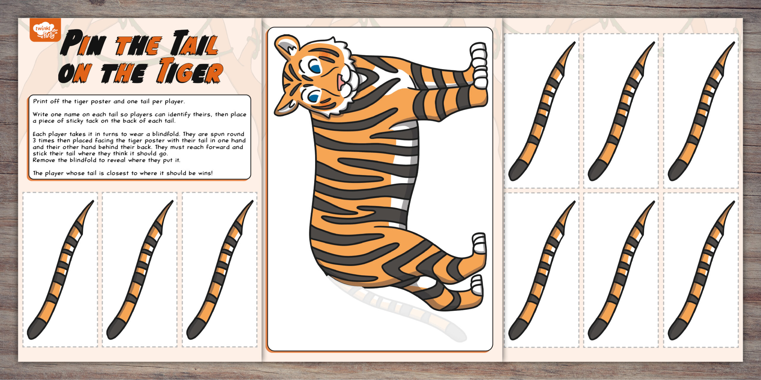 Pin The Tail On The Tiger Printable Game T Prt 1671546506