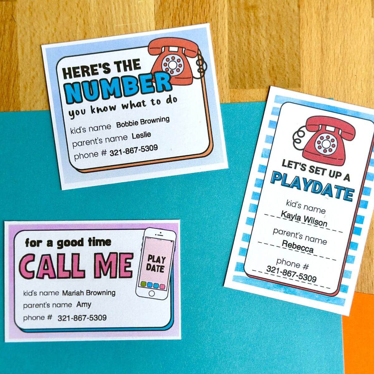 free printable parlay cards