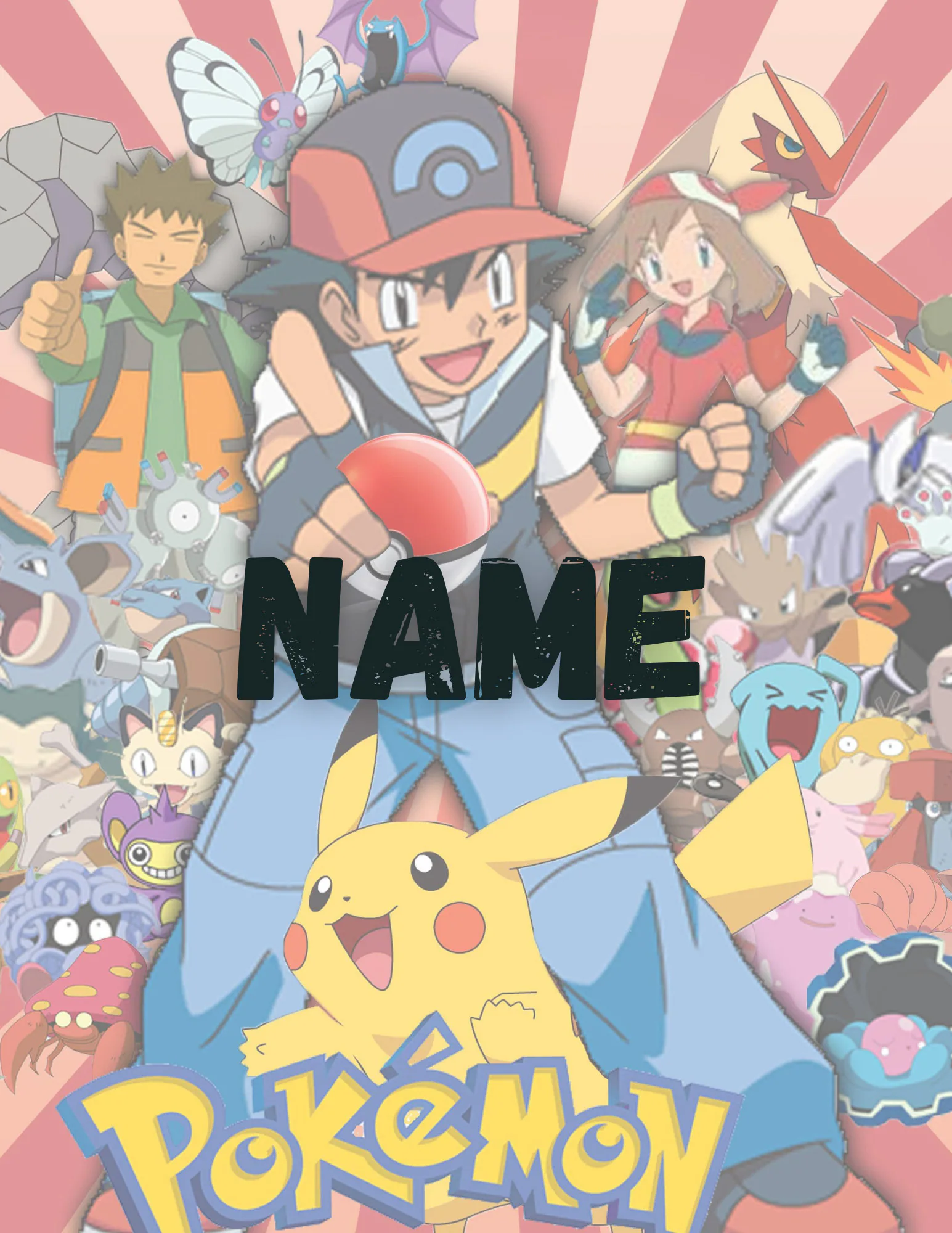 Pokemon Card School Binder Cover Pokemon Card School Binder Cover