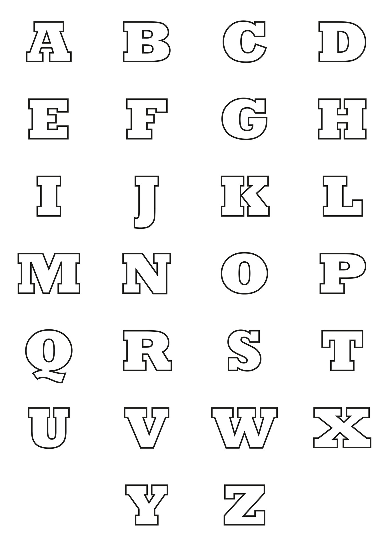 free printable 2 inch alphabet letters free printable 2 inch alphabet letters