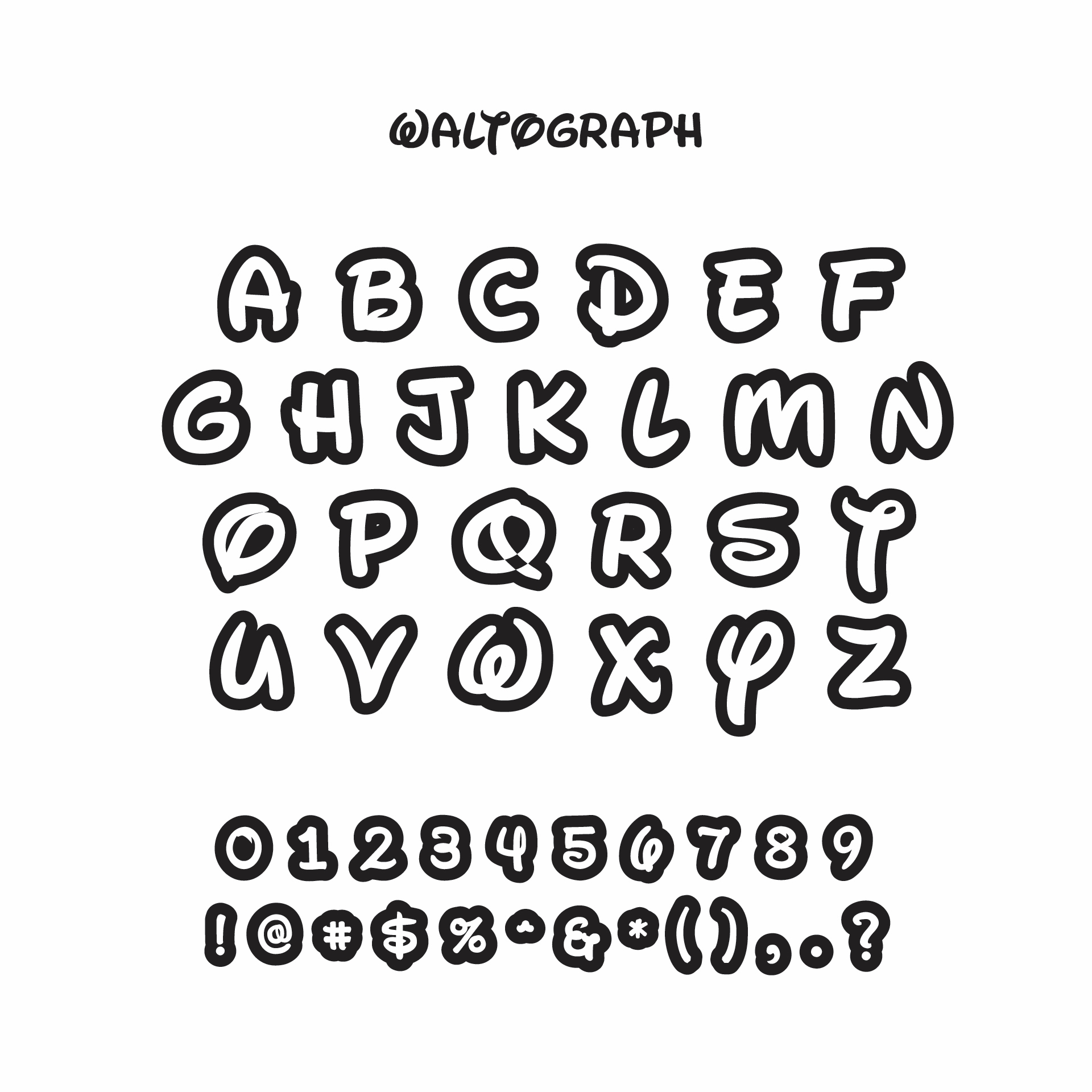 Post Disney Font Alphabet Letter Printables 70356