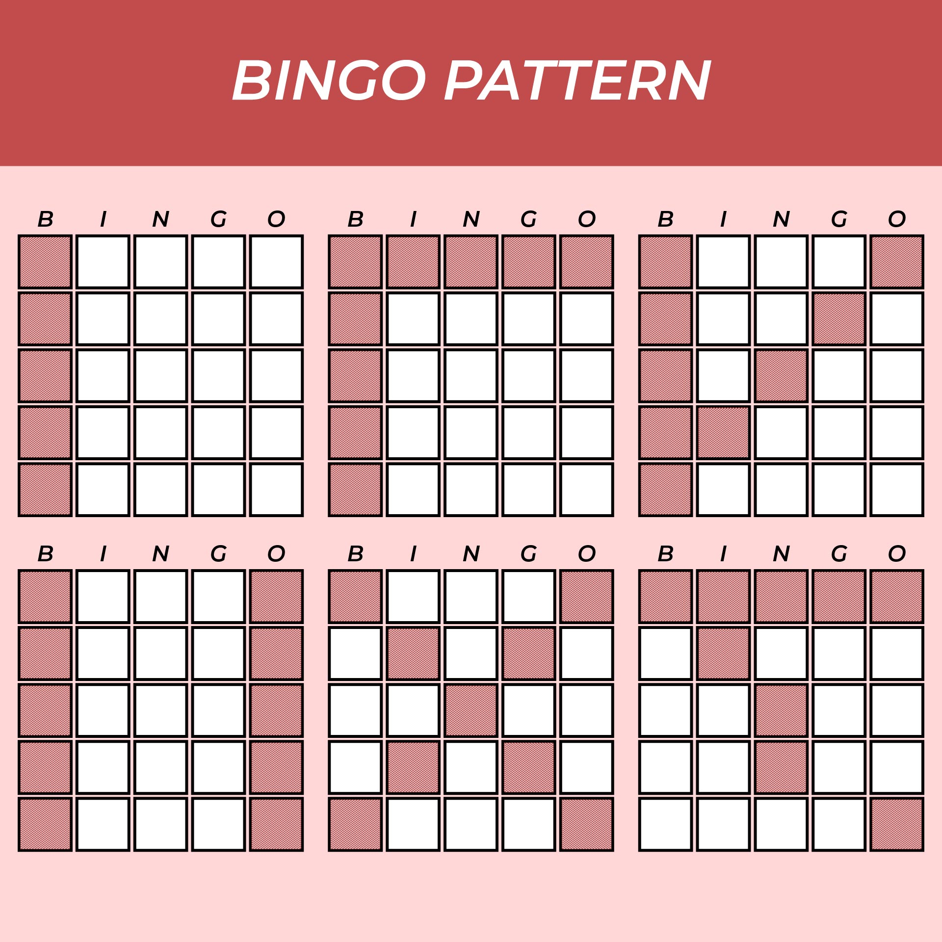 free printable bingo game patterns free printable bingo game patterns