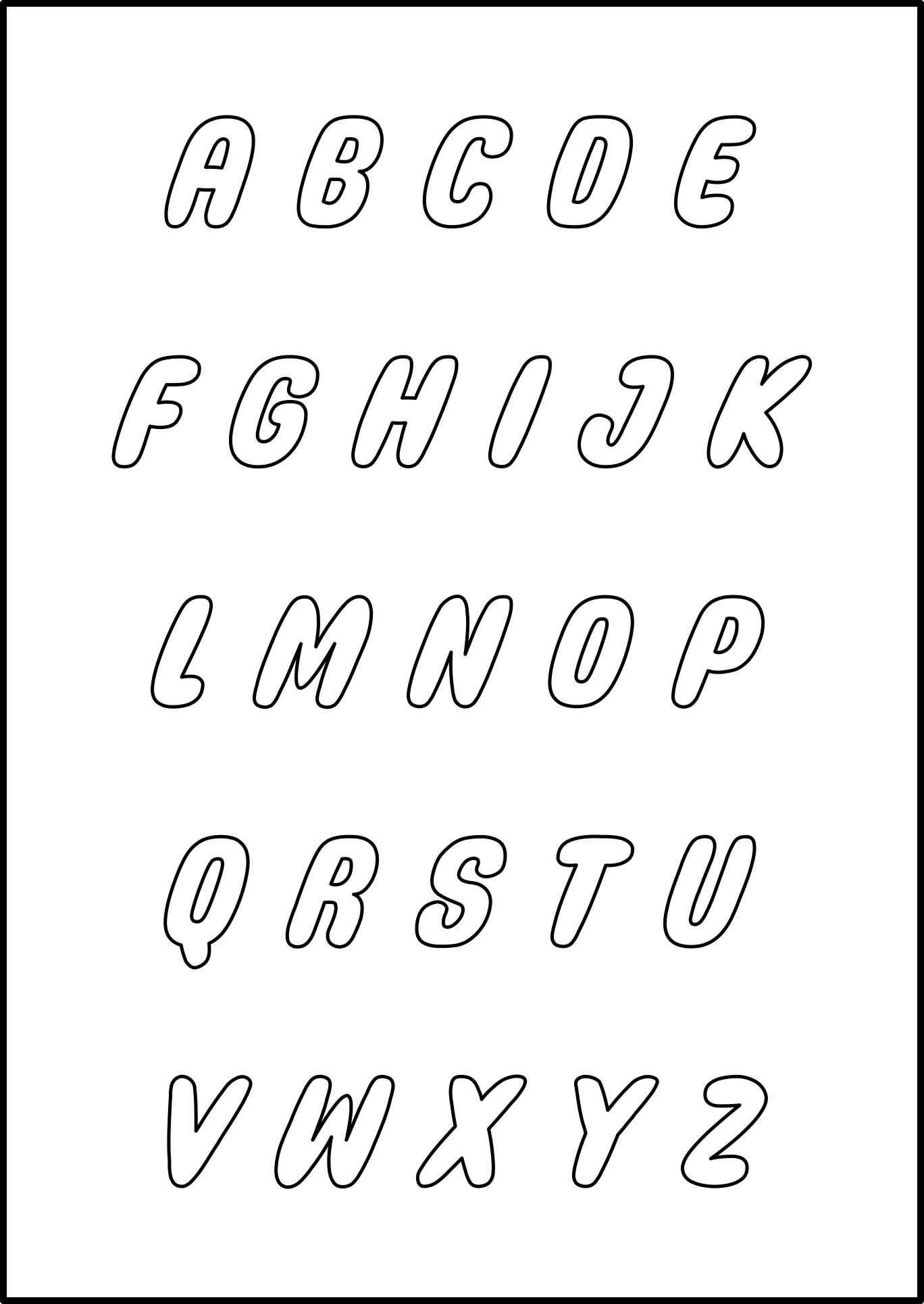 printable letters in different fonts printable letters in different fonts