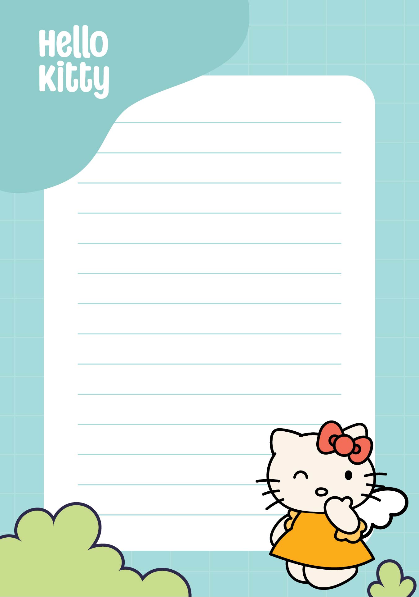 free printable hello kitty stationery free printable hello kitty stationery