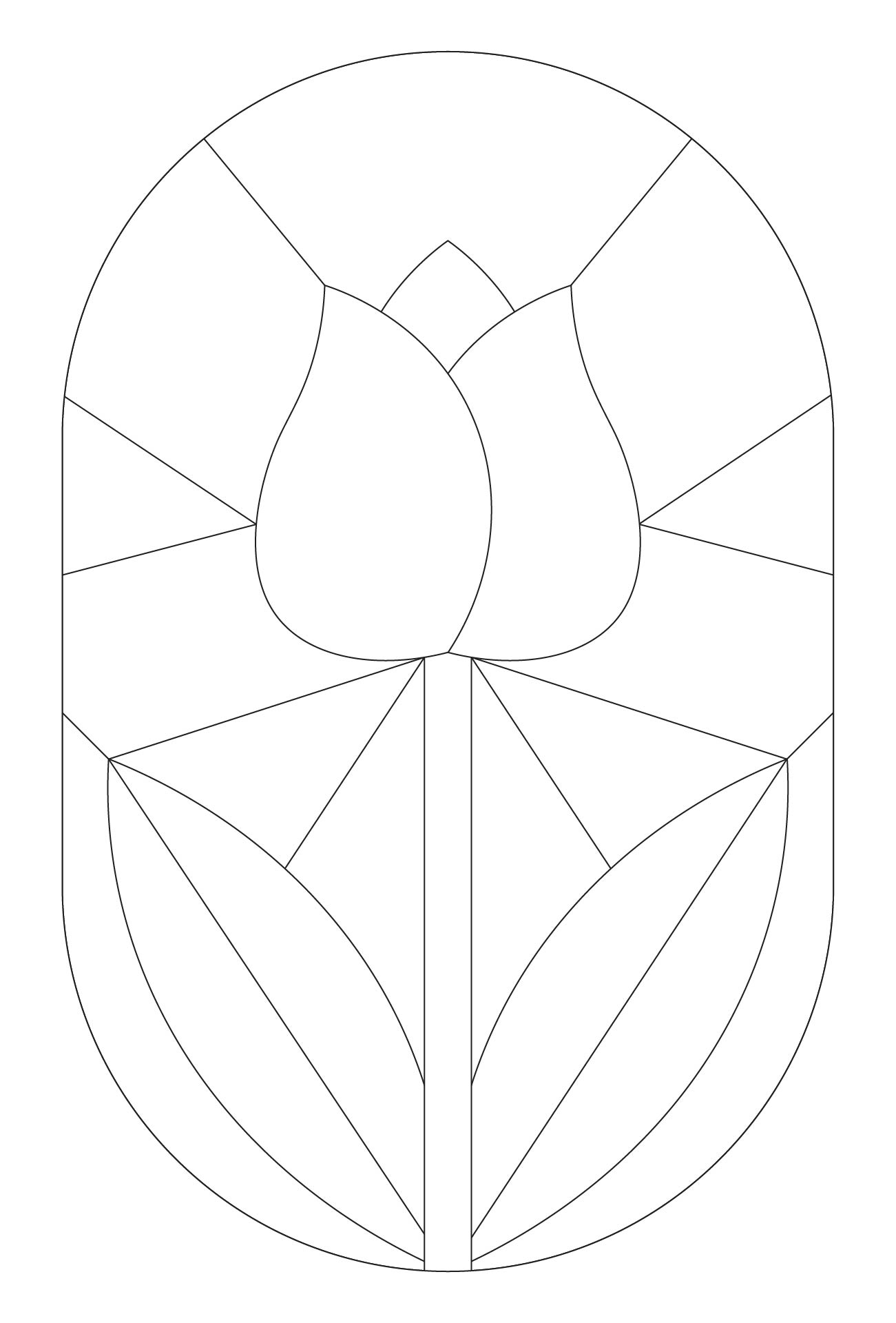 Post Free Printable Stained Glass Flower Patterns 304281