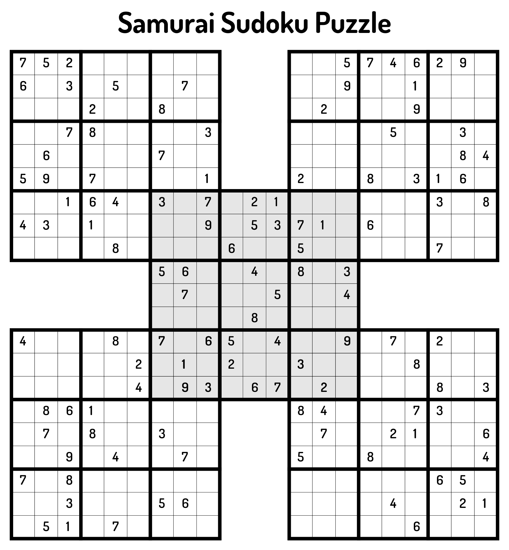 Post Free Printable Sudoku Grid Puzzle 371008