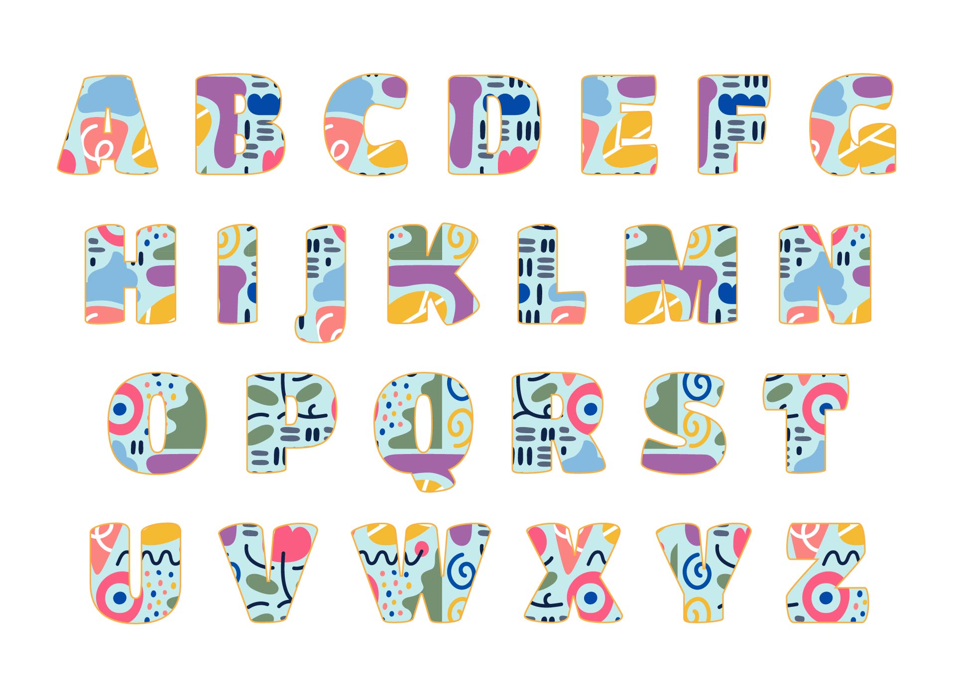 Post Printable Applique Letters 376940 Post Printable Applique Letters 376940