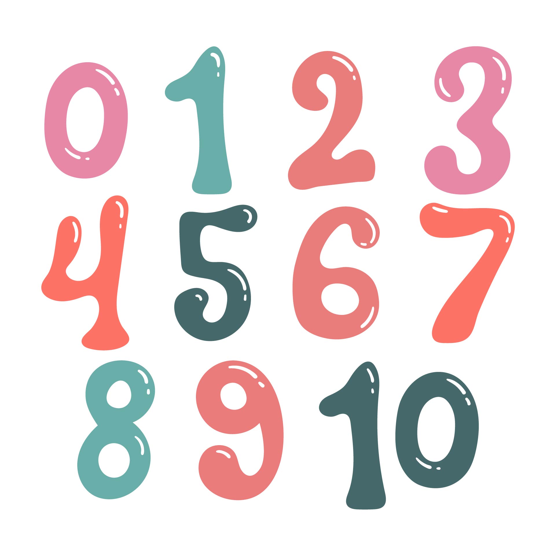 Post Printable Bubble Numbers 0 10 31648 Post Printable Bubble Numbers 0 10 31648