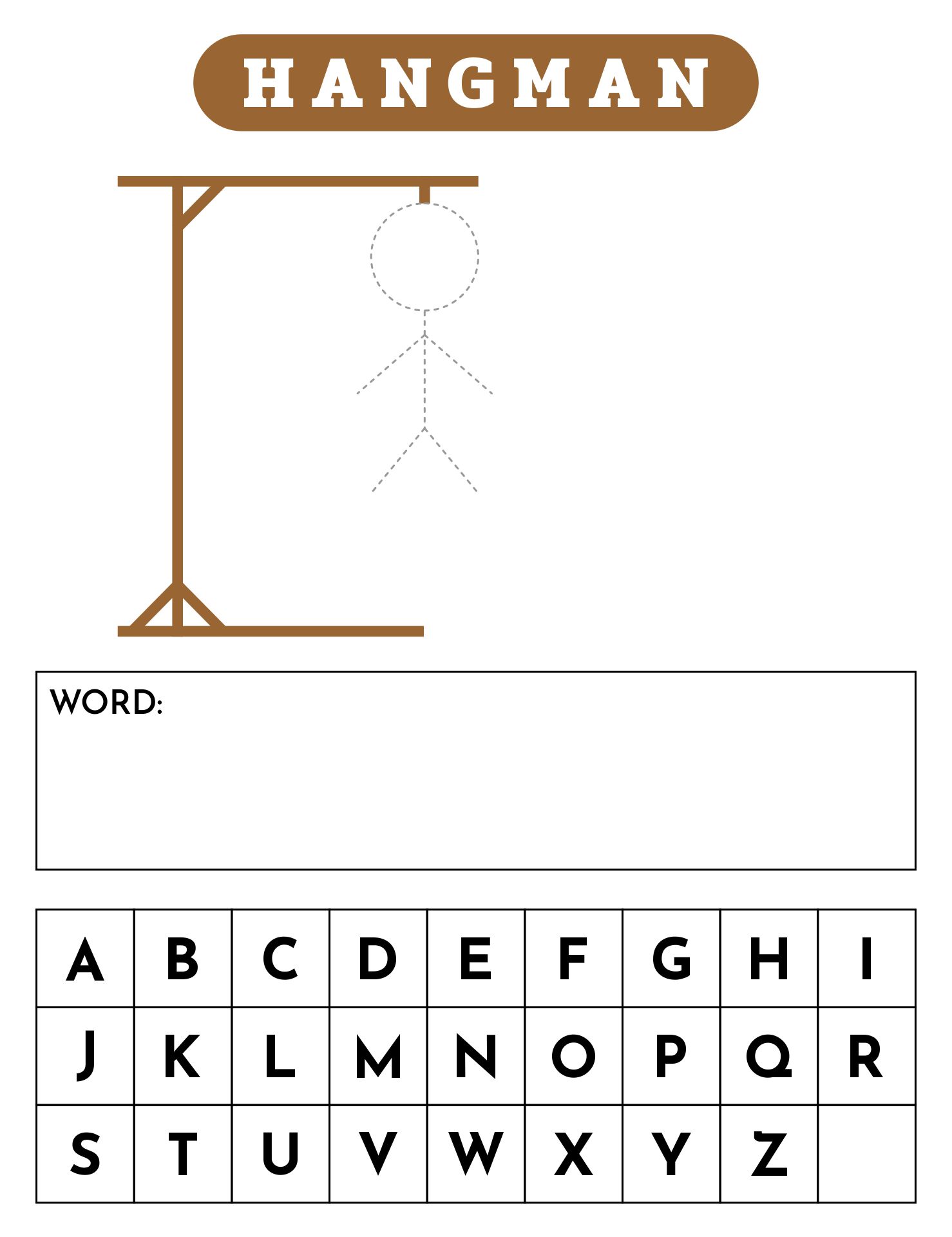 Post Printable Hangman Words For Seniors 23607 Post Printable Hangman Words For Seniors 23607