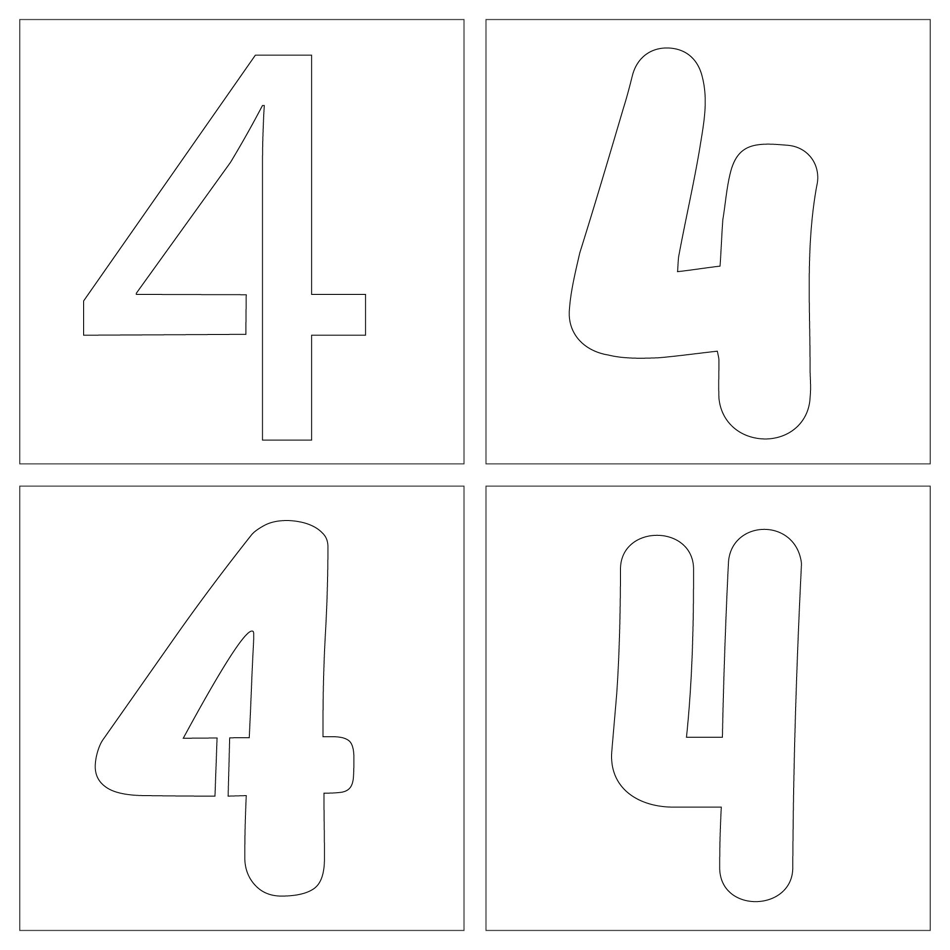 Post Printable Number Outlines 238859 Post Printable Number Outlines 238859