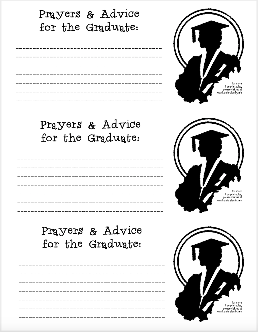 Prayers And Advice Cards For Graduates Free Printable Prayers And Advice Cards For Graduates Free Printable