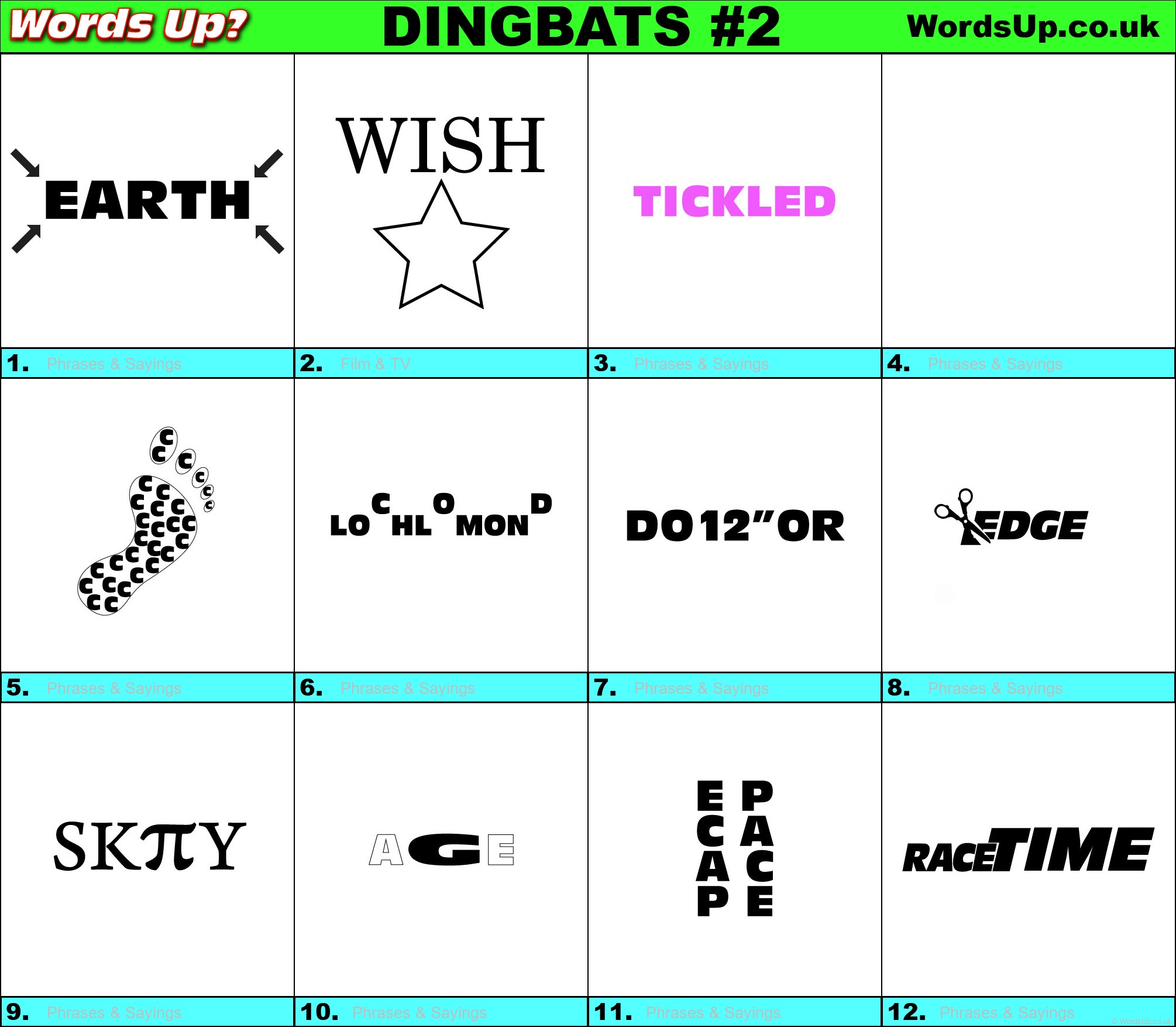 Print Dingbats Print Dingbats