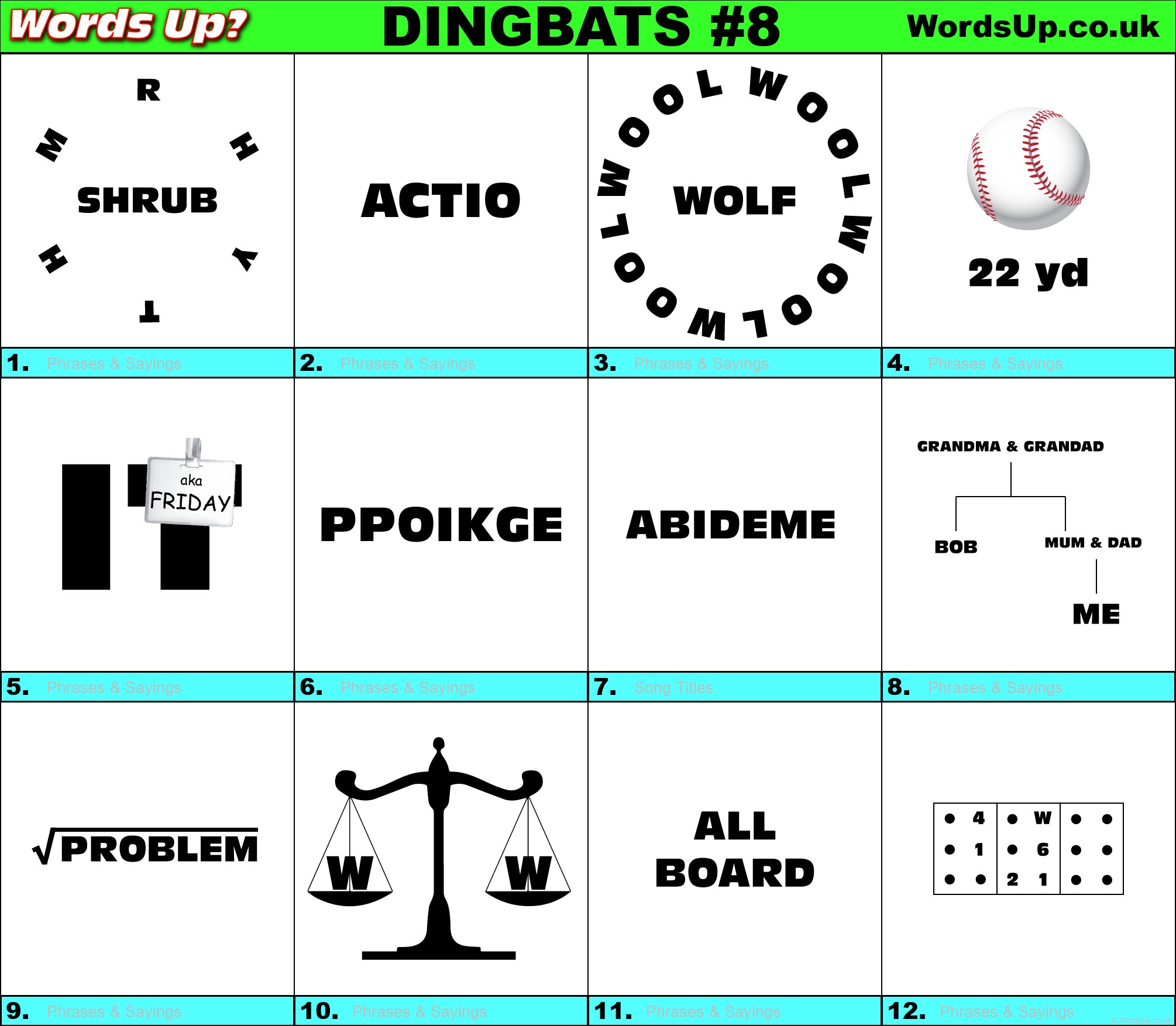 Print Dingbats Print Dingbats