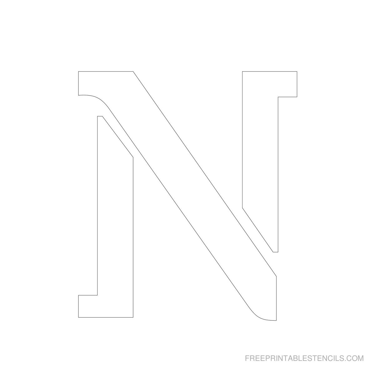 Printable 5 Inch Letter Stencil N 95631192079607325 Printable 5 Inch Letter Stencil N 95631192079607325