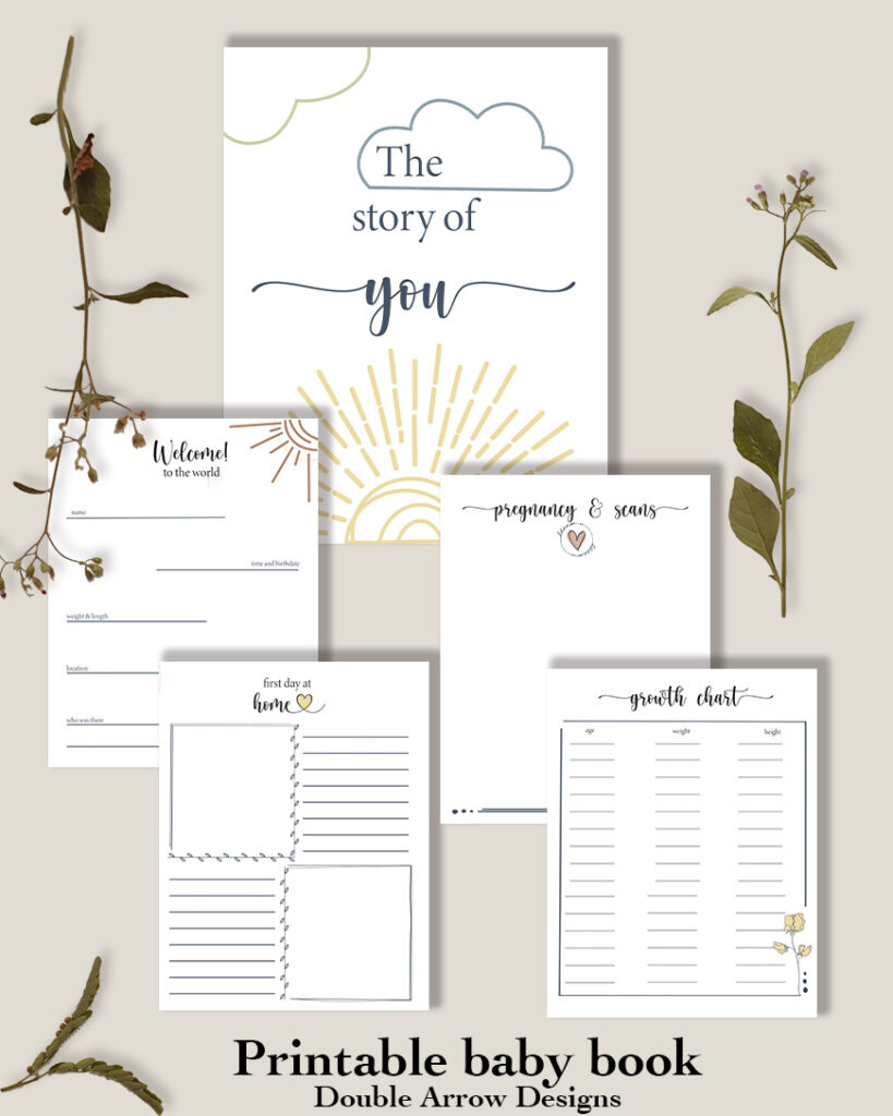 Printable Baby Book Pages Printable Baby Book Pages