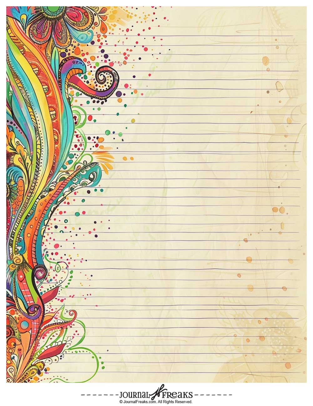Printable Lined Papers That Are Fun And Functional Printable Lined Papers That Are Fun And Functional