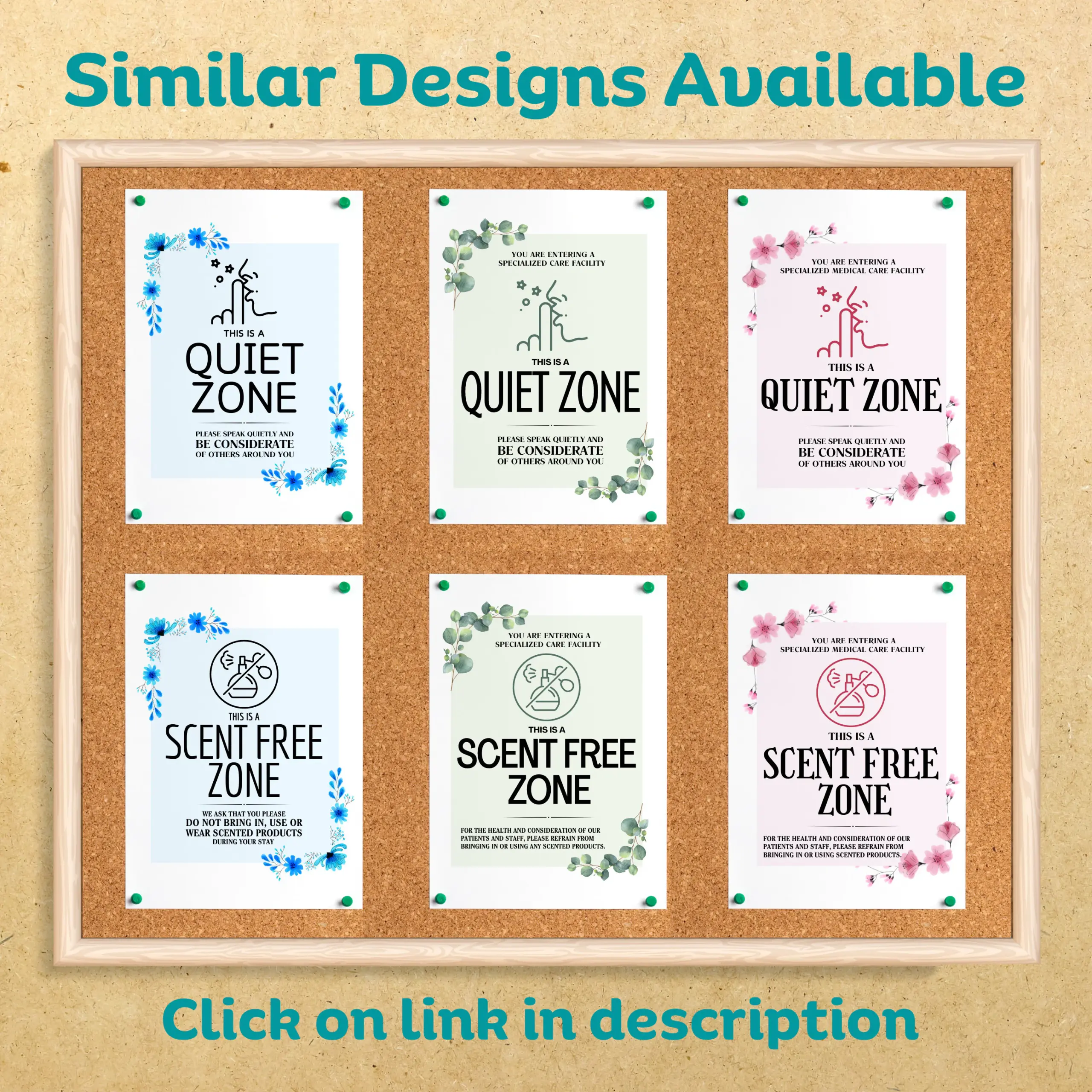 Printable Scent Free Zone Sign Fragrance Printable Scent Free Zone Sign Fragrance