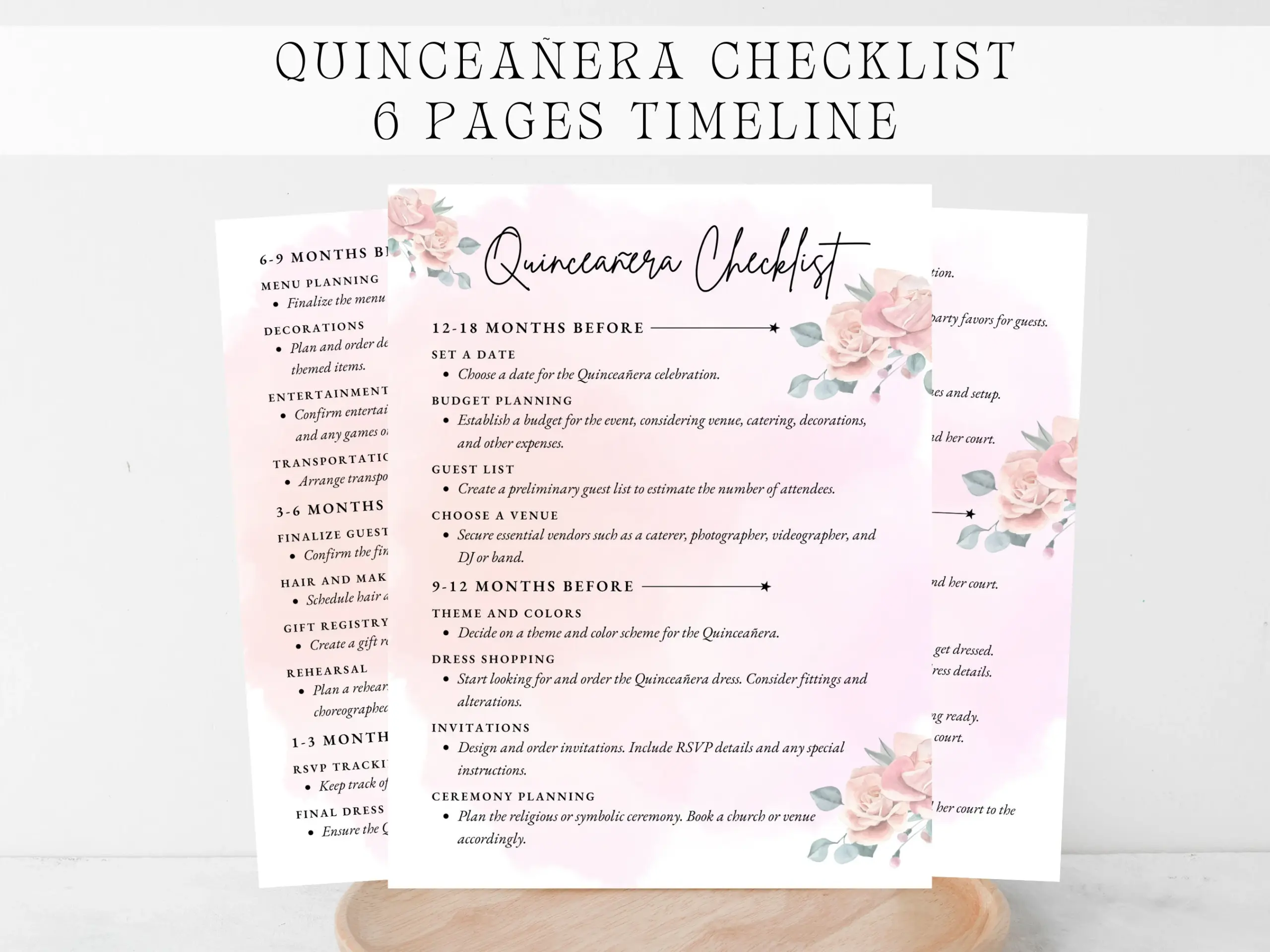 free quinceanera planner printable free quinceanera planner printable