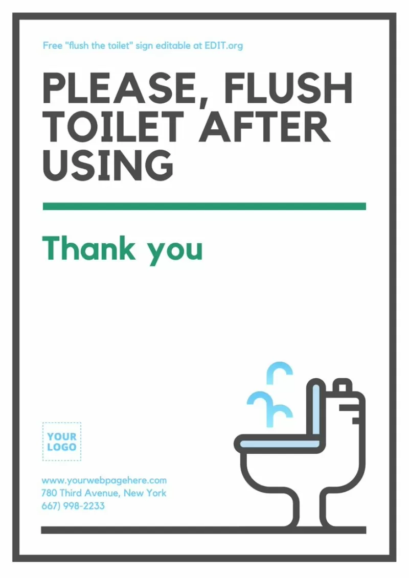Restroom Signs