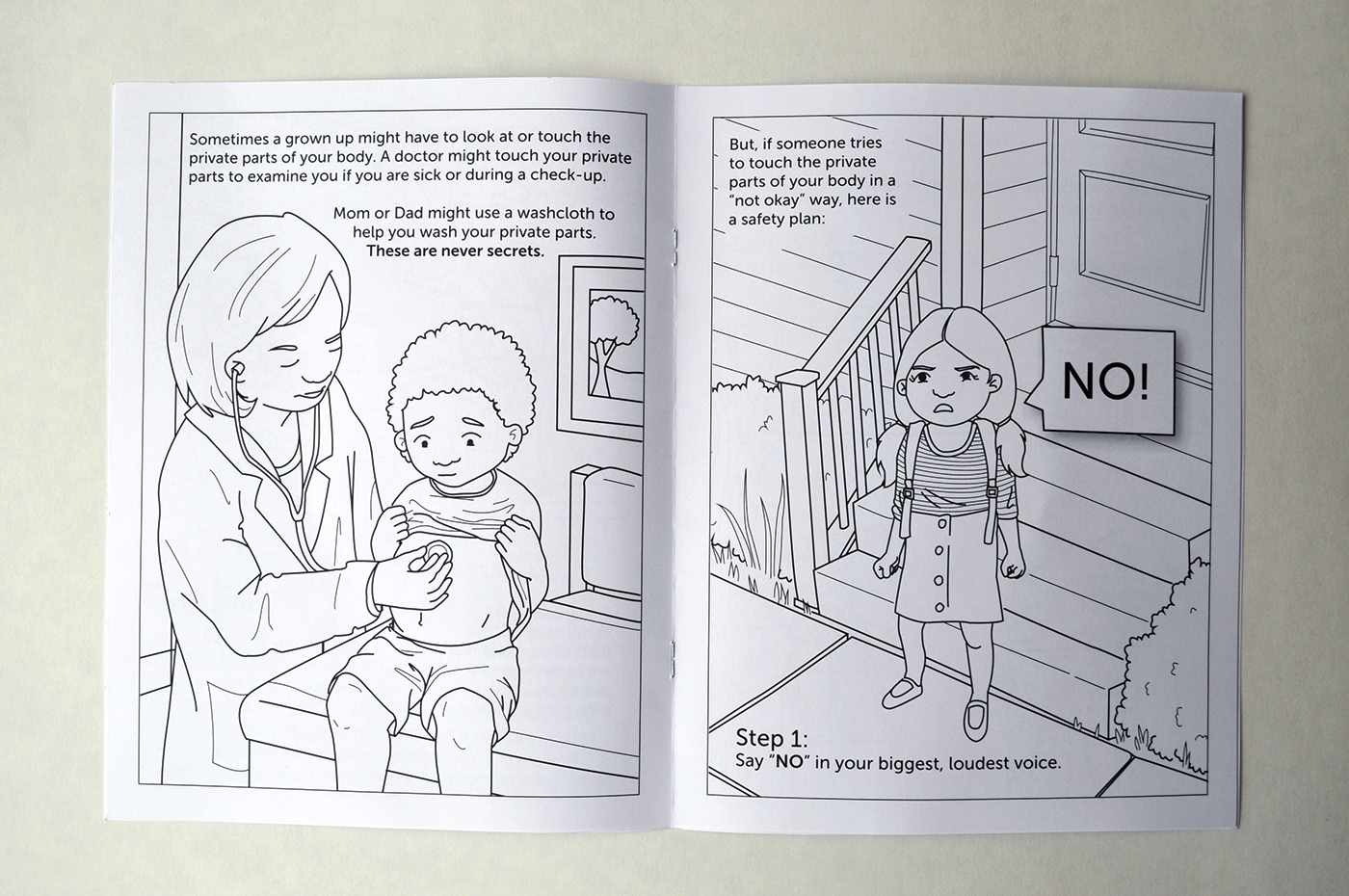 Safe Touch Coloring Book Safe Touch Coloring Book