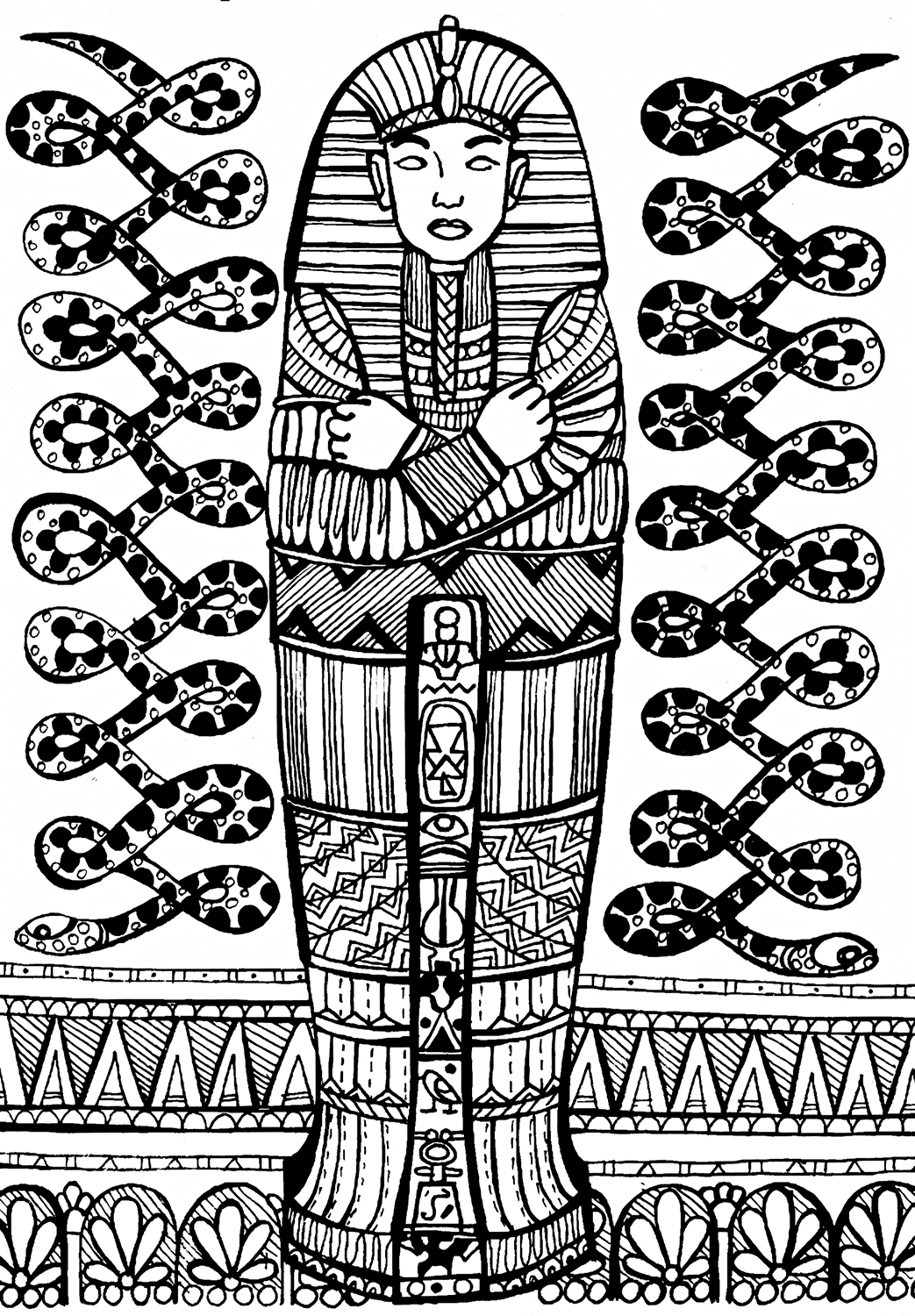 Sarcophagus Of Pharaoh Sarcophagus Of Pharaoh